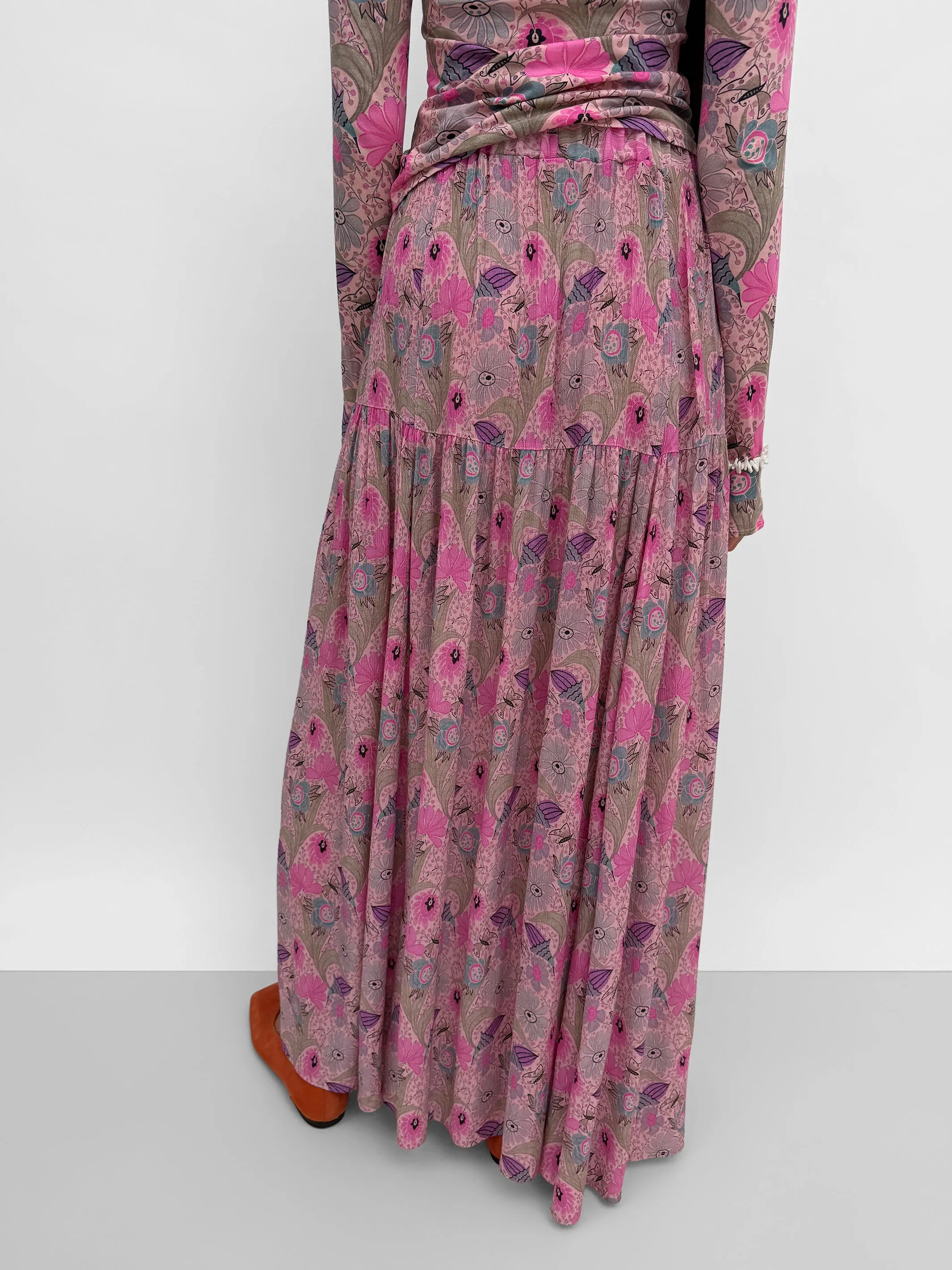 The Asti gathered skirt in Ducharne sold by Rodebjer product image thumbnail 4