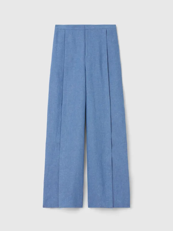The Rubin Lino front slit pant made by Rodebjer