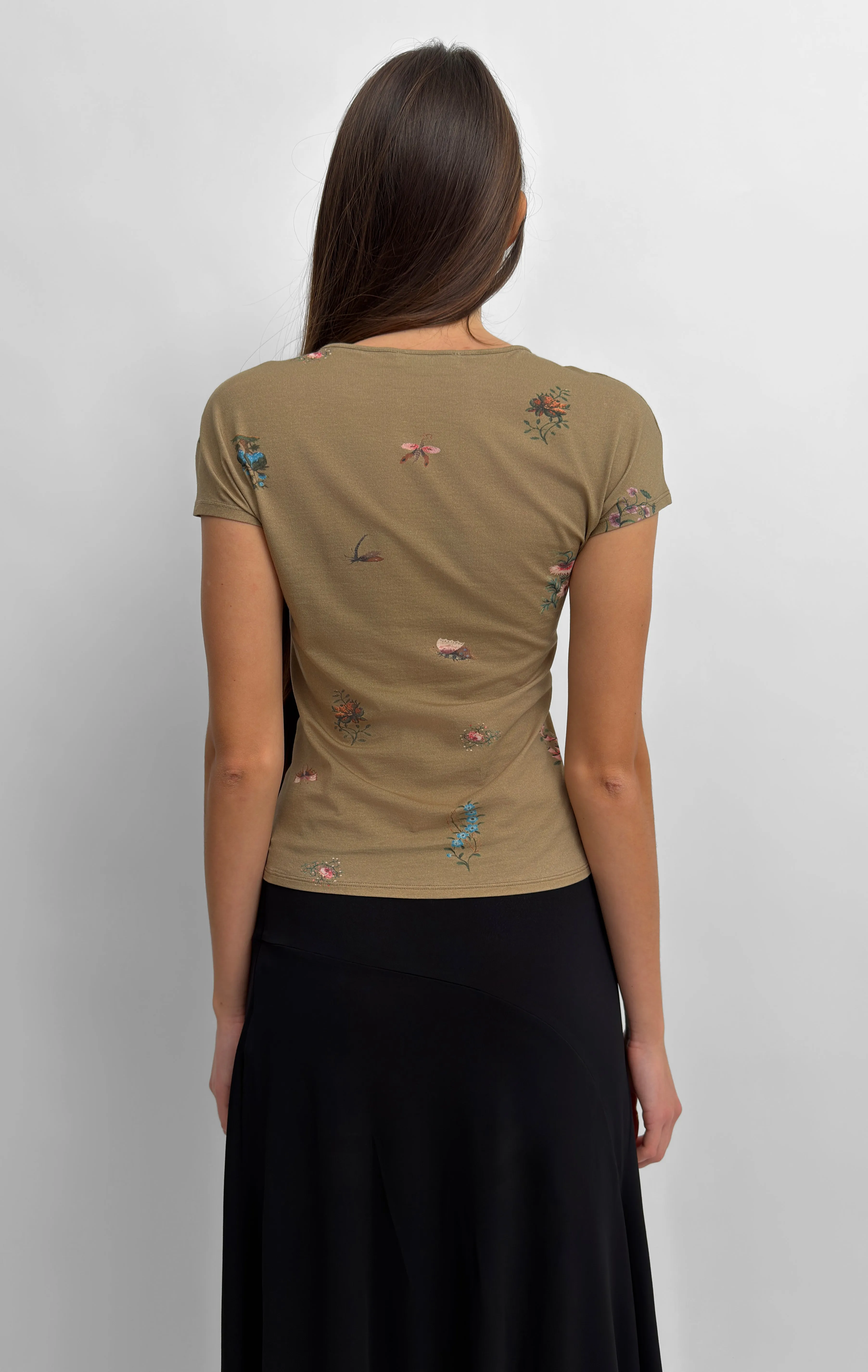 The Otta cap sleeve tricot top in Duchess sold by Rodebjer product image thumbnail 3