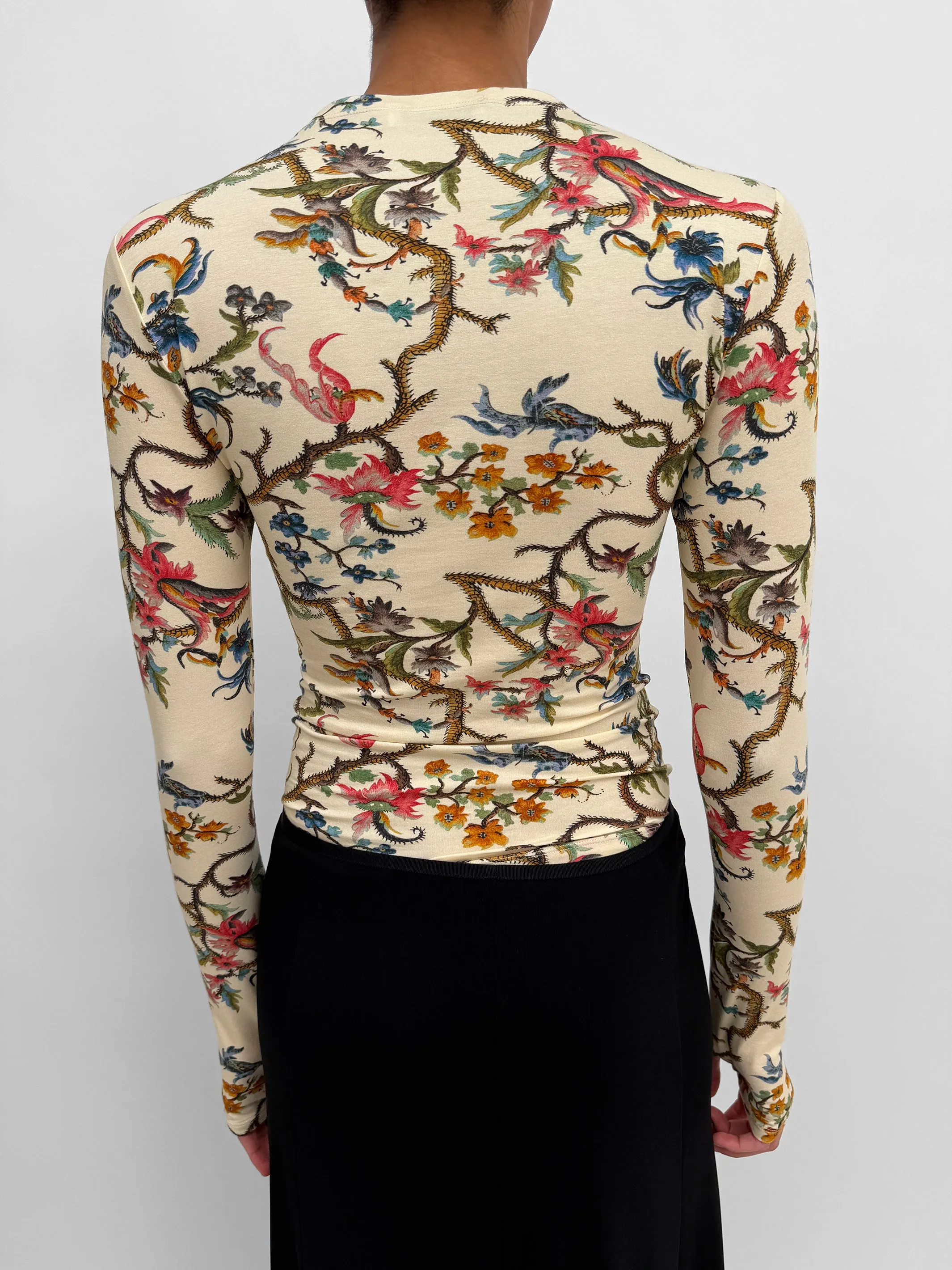 The Karlai long sleeve dance top in Trailing sold by Rodebjer product image thumbnail 5