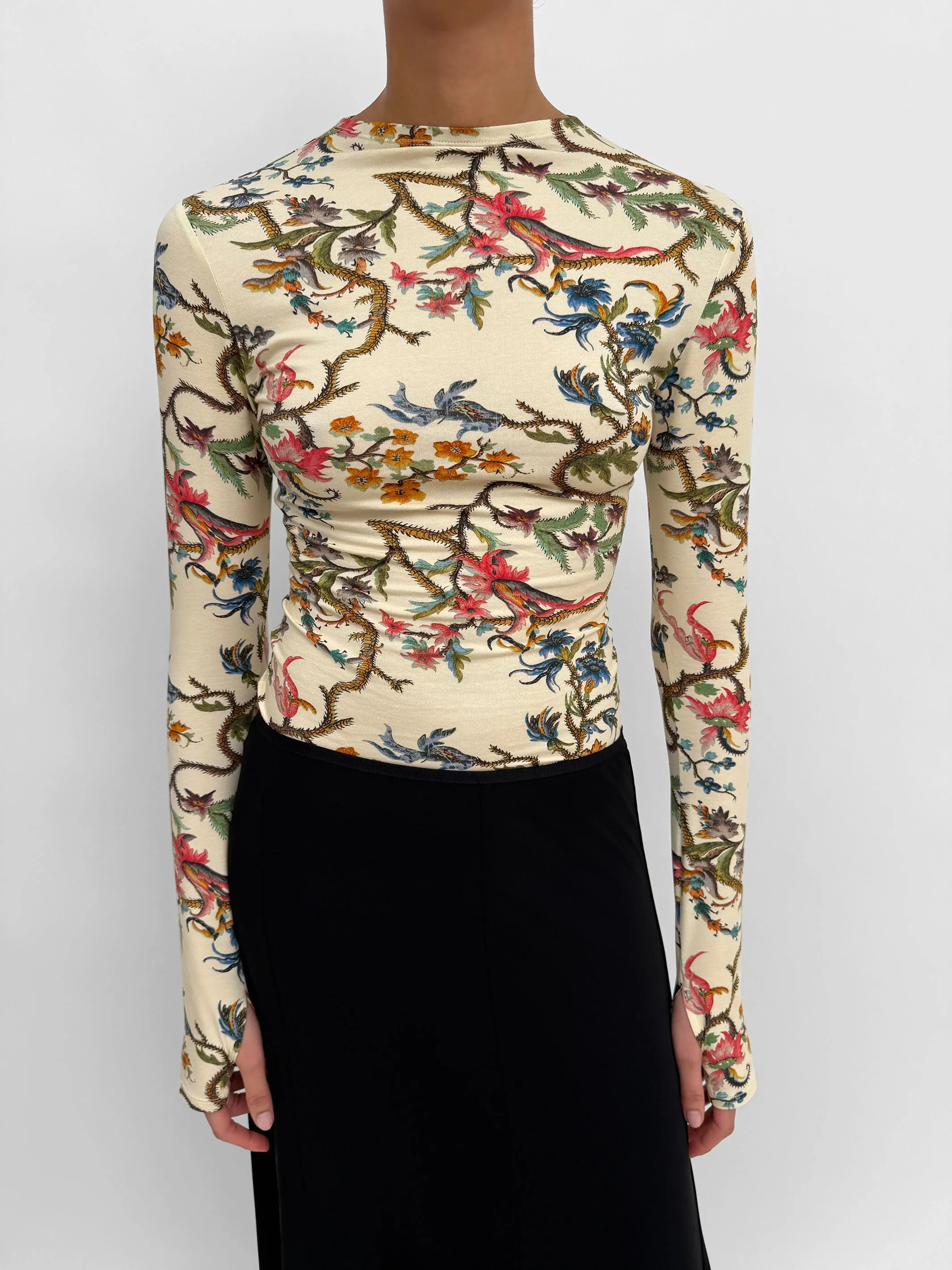 The Karlai long sleeve dance top in Trailing sold by Rodebjer product image thumbnail 2