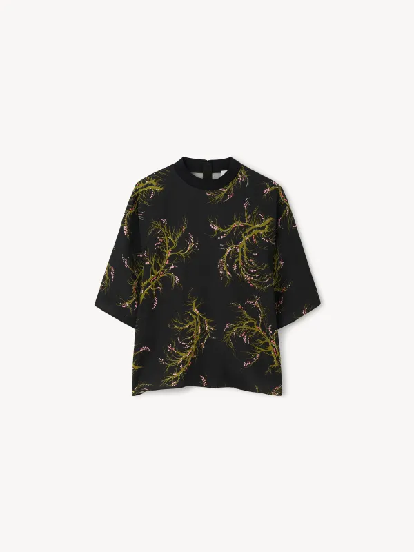 The Poppi top in Seaweed made by Rodebjer