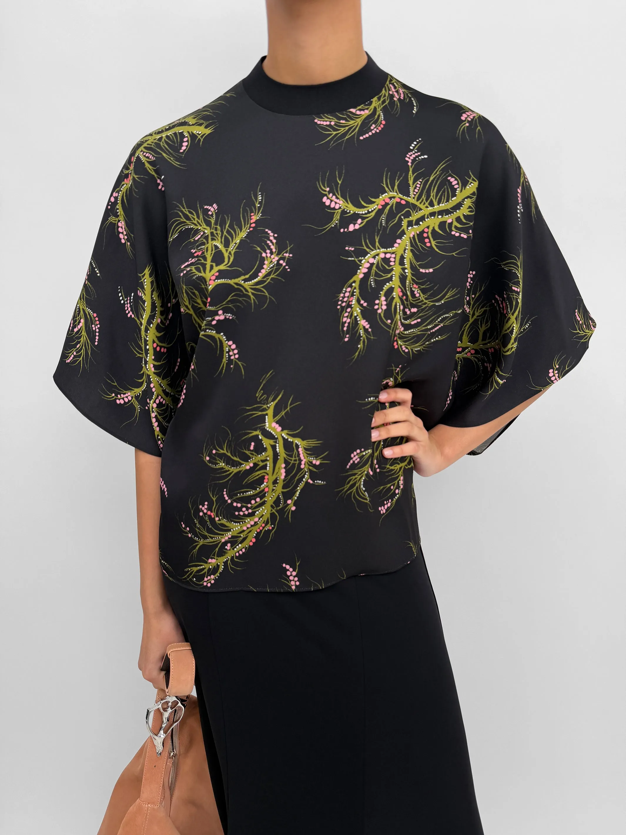 The Poppi top in Seaweed sold by Rodebjer product image thumbnail 2