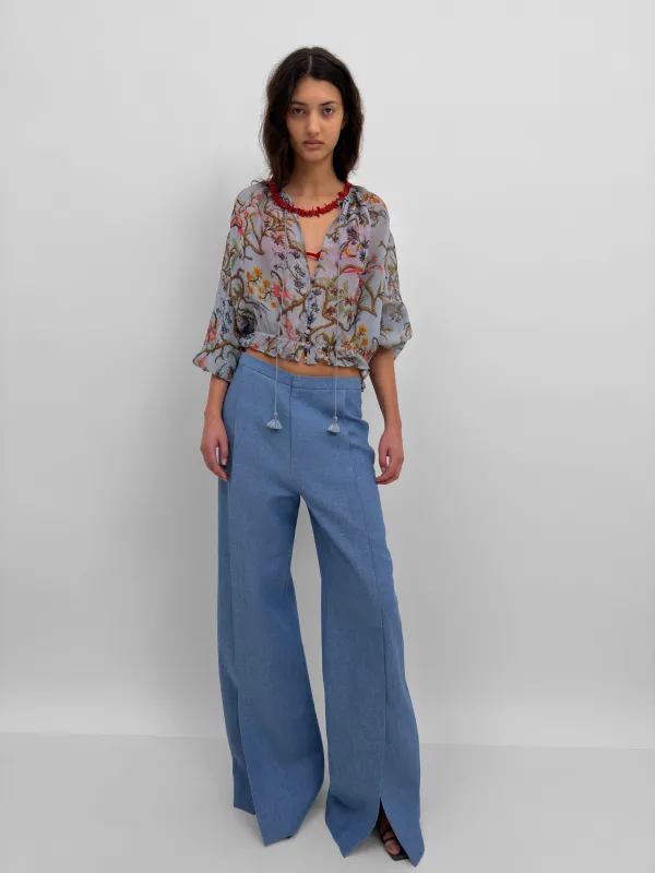 The Piper blouse in Trailing made by Rodebjer