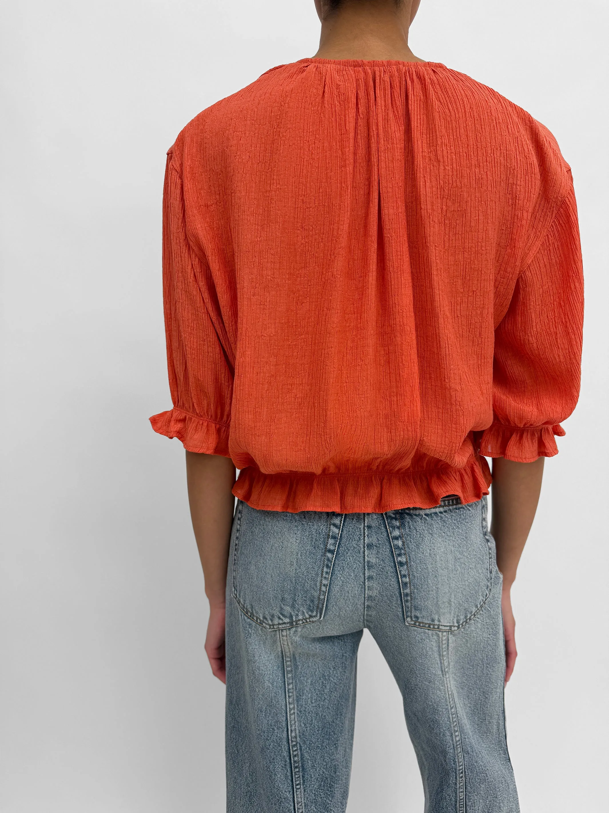The Perla plissé blouse sold by Rodebjer product image thumbnail 3