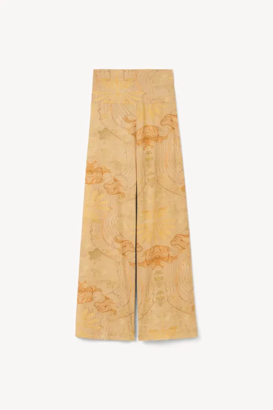 The Elise jersey pants in Tulip print made by Rodebjer