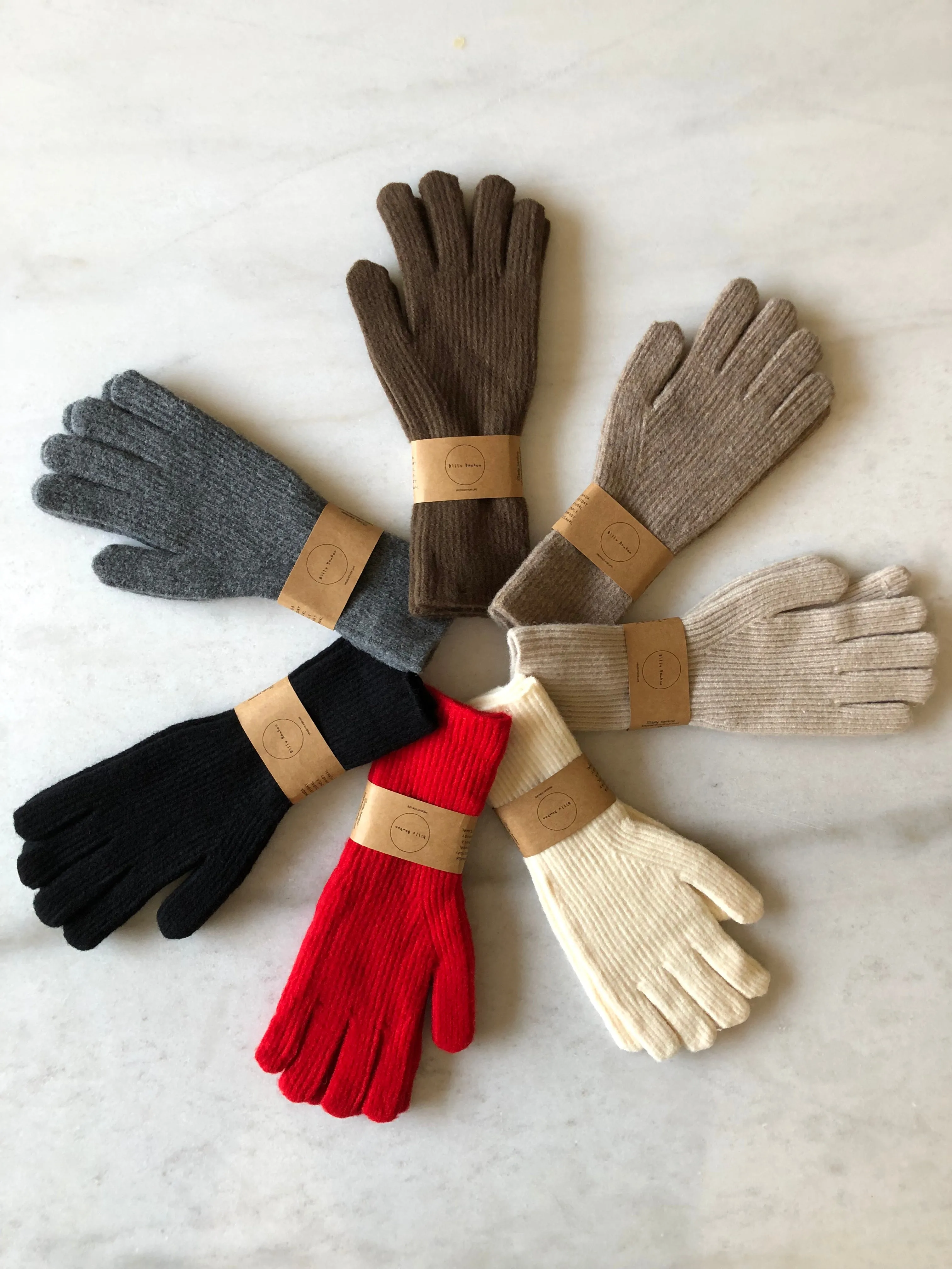 FUZZY WOOL TOUCH SCREEN GLOVES sold by Billy Bamboo product image thumbnail 3