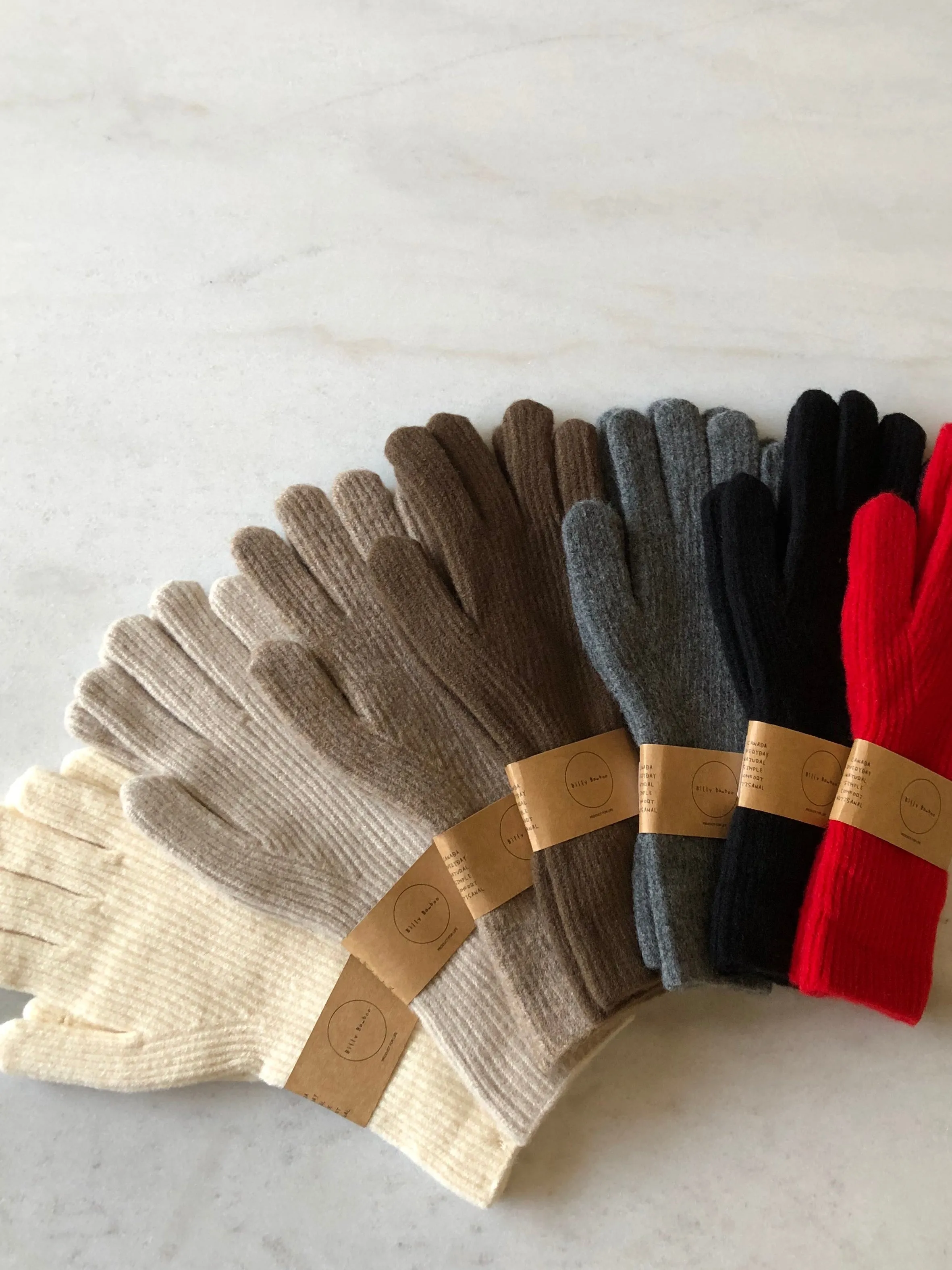 FUZZY WOOL TOUCH SCREEN GLOVES sold by Billy Bamboo product image thumbnail 5