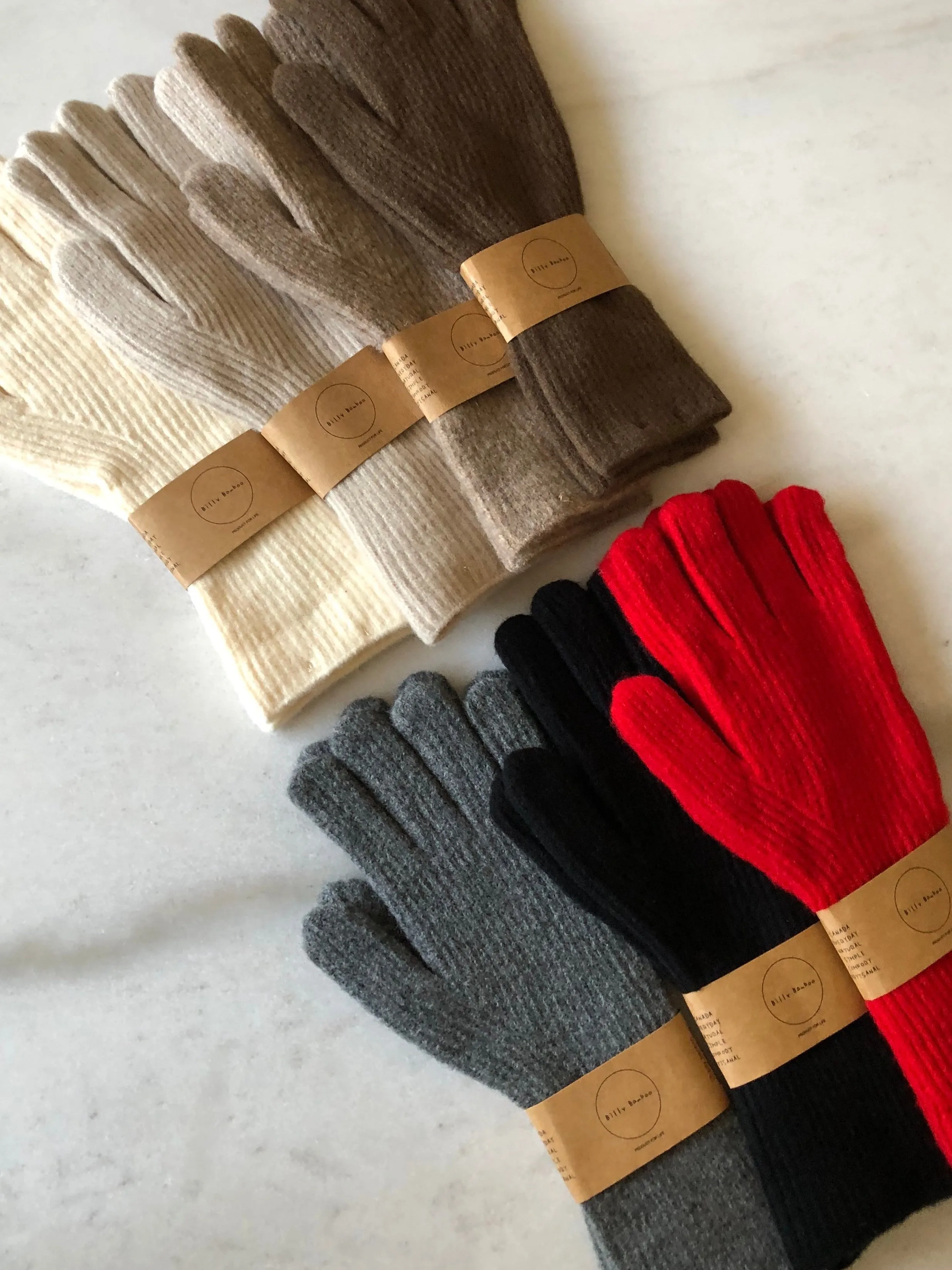FUZZY WOOL TOUCH SCREEN GLOVES sold by Billy Bamboo product image thumbnail 4