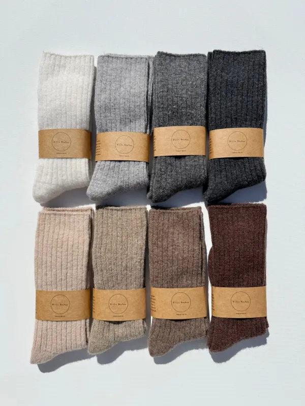 ICELAND WOOL HIGH SOCKS made by Billy Bamboo