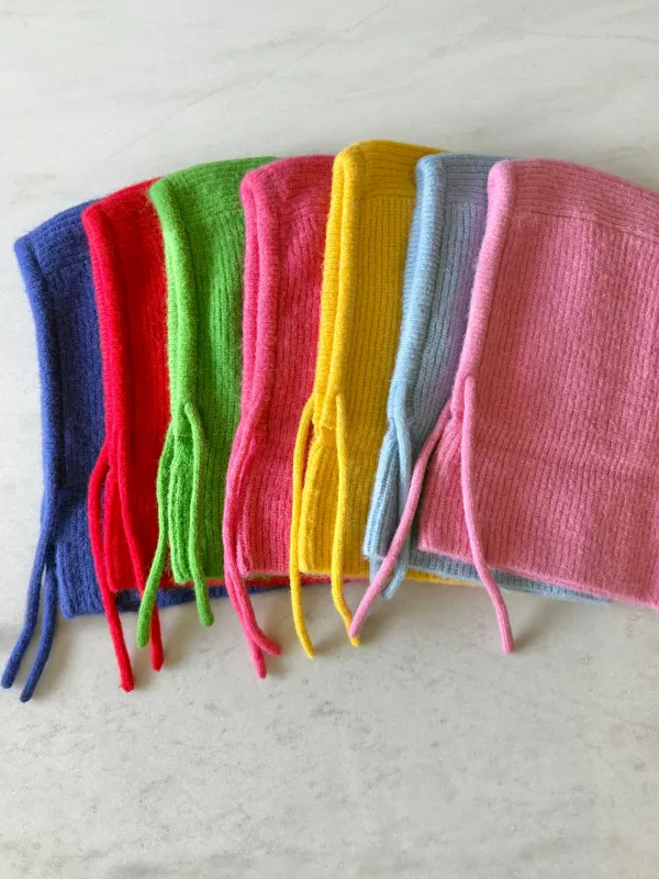 FUZZY ALPACA BALACLAVA - bright sold by Billy Bamboo