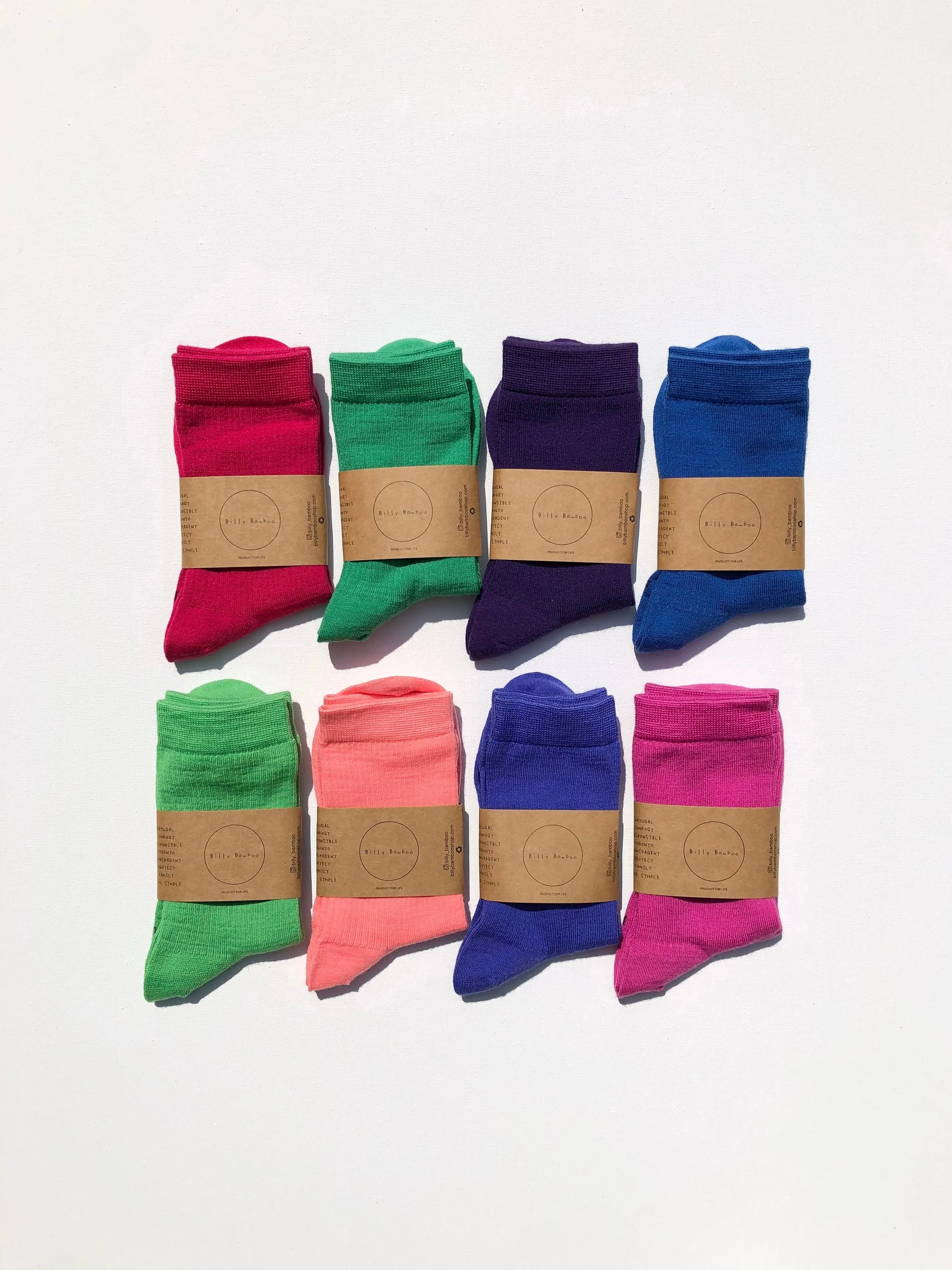MERINO SMART SOCKS - crystal bright sold by Billy Bamboo