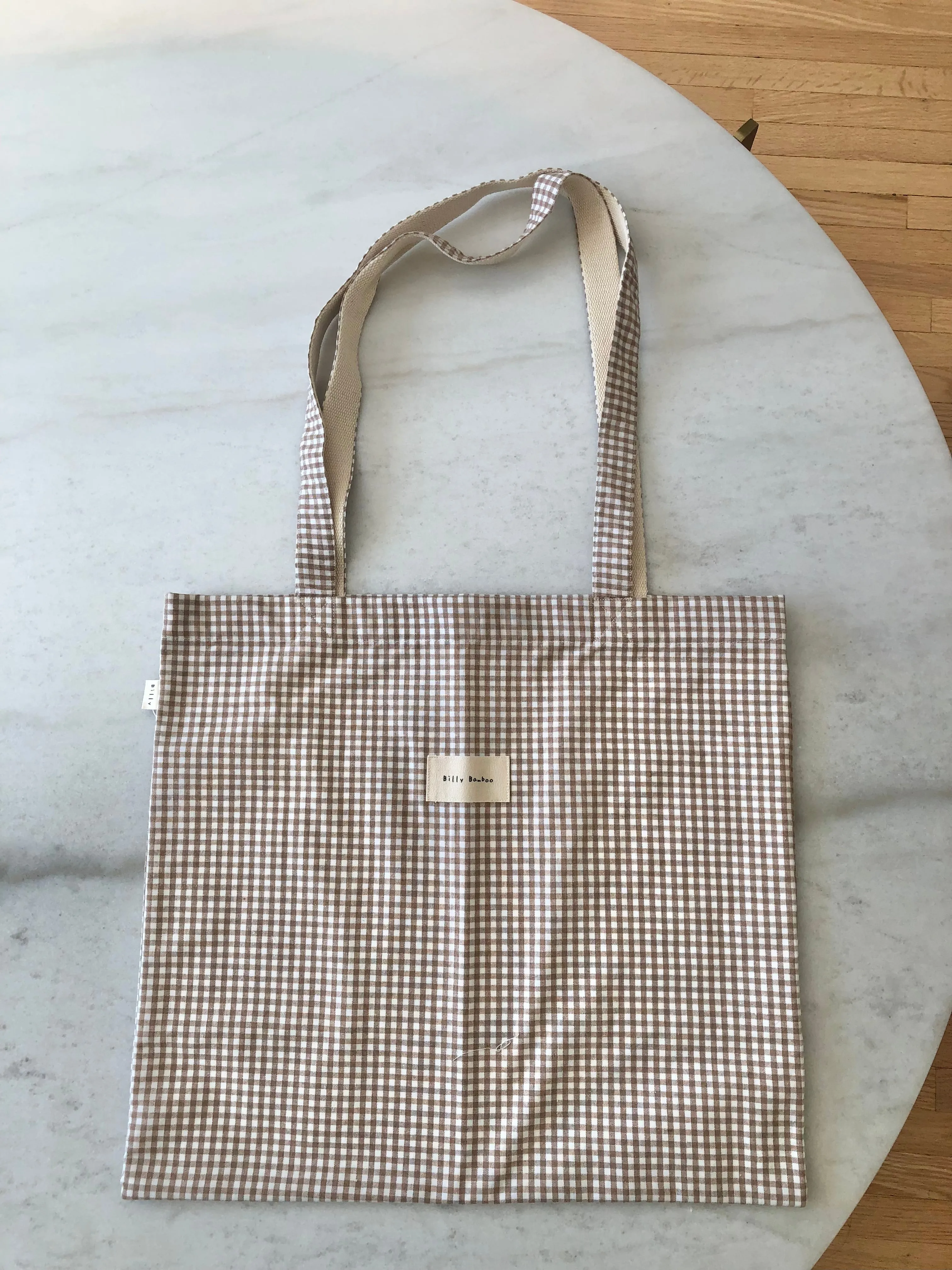 GINGHAM TOTE BAG sold by Billy Bamboo product image thumbnail 3