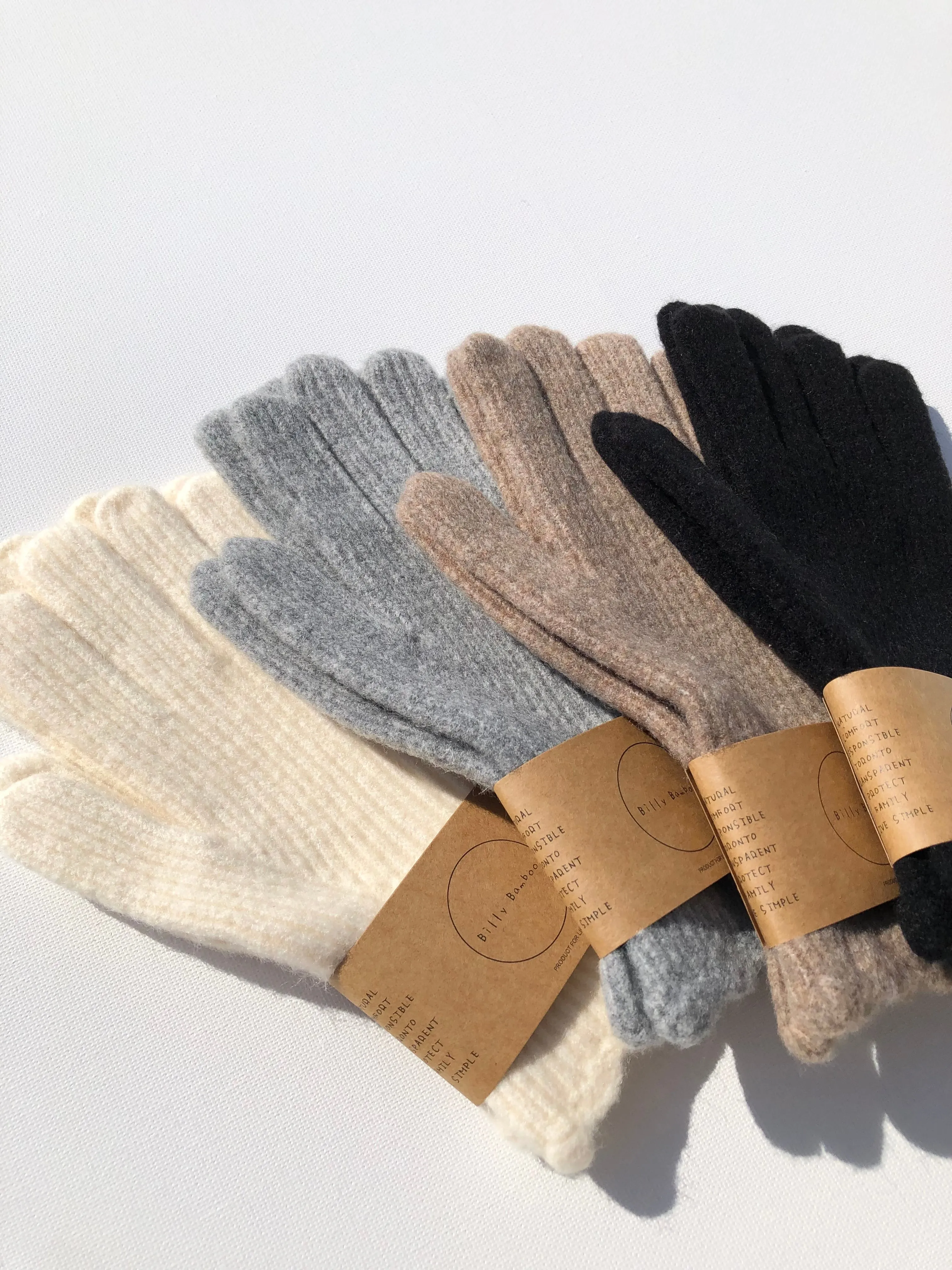 FUZZY WOOL SCREEN TOUCH GLOVES sold by Billy Bamboo product image thumbnail 4