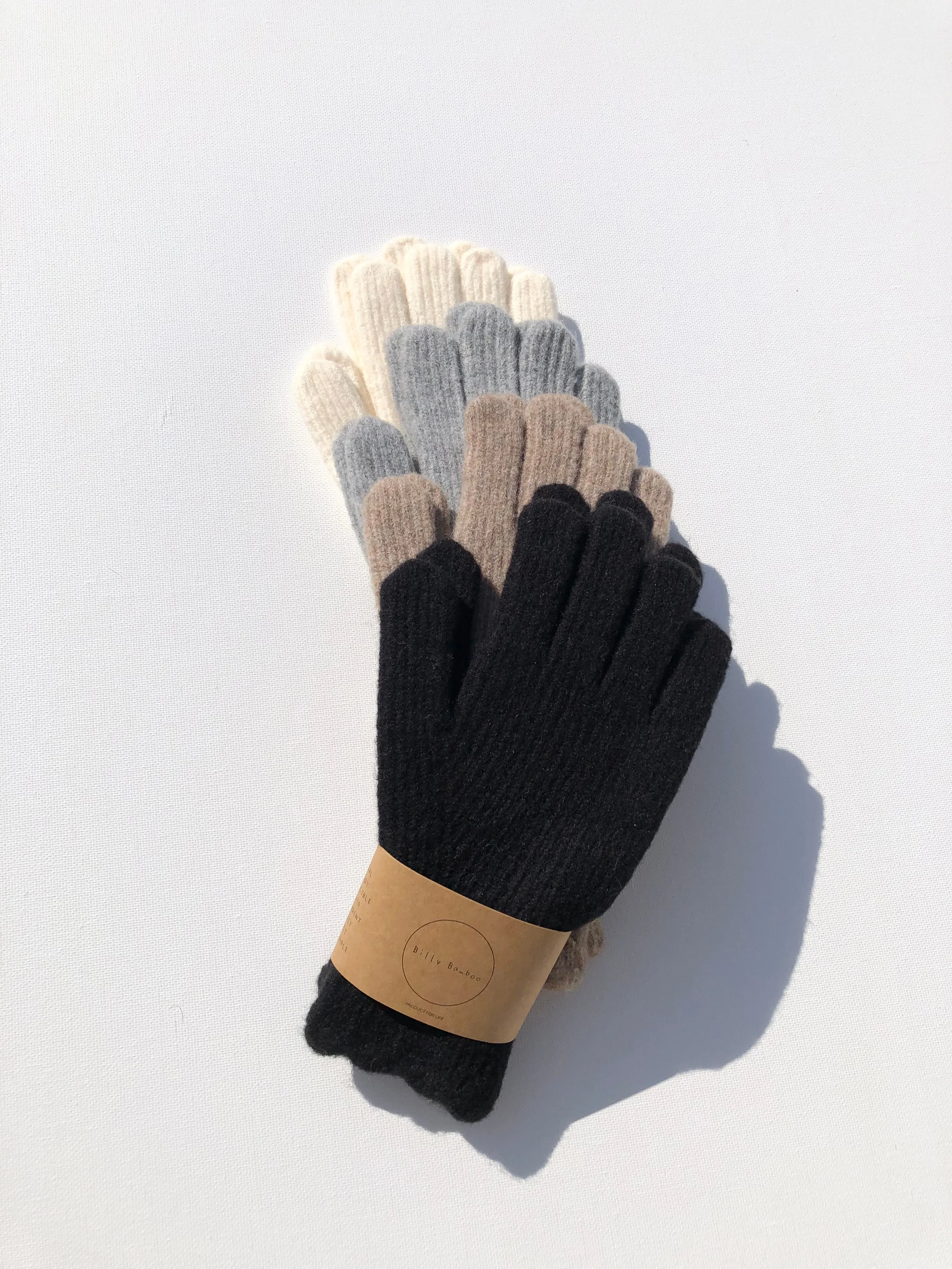 FUZZY WOOL SCREEN TOUCH GLOVES sold by Billy Bamboo product image thumbnail 3