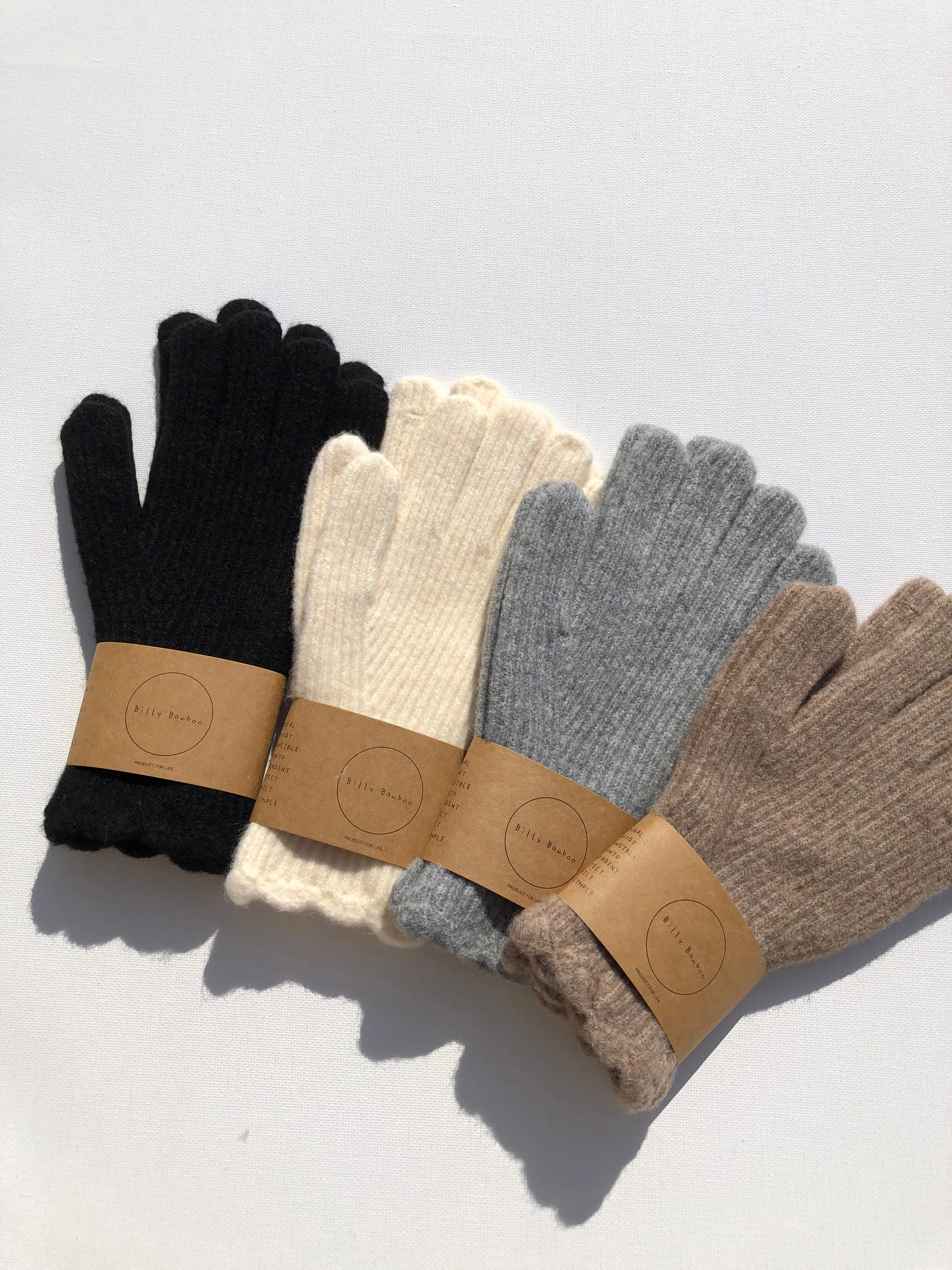 FUZZY WOOL SCREEN TOUCH GLOVES sold by Billy Bamboo product image thumbnail 5