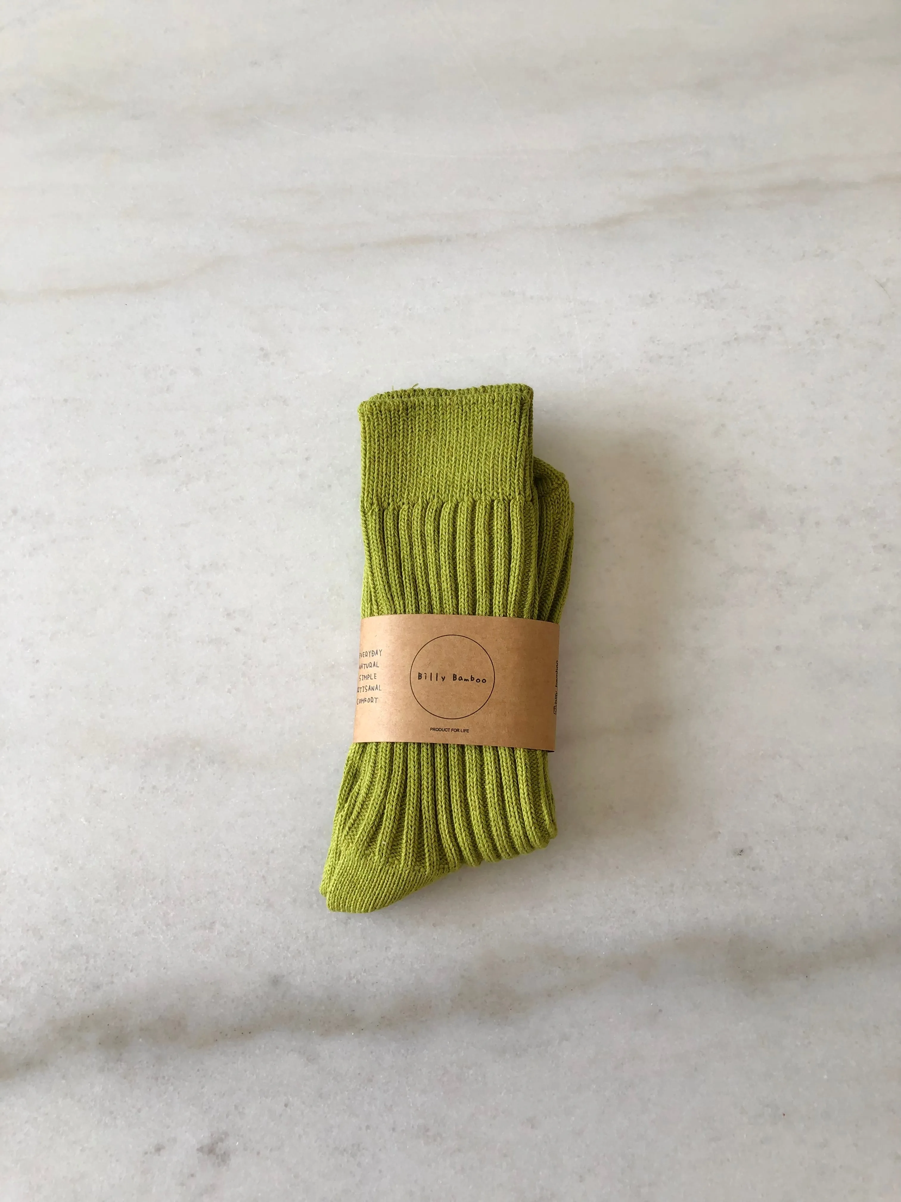 RIBBED COTTON HIGH SOCKS - pastel sold by Billy Bamboo product image thumbnail 5