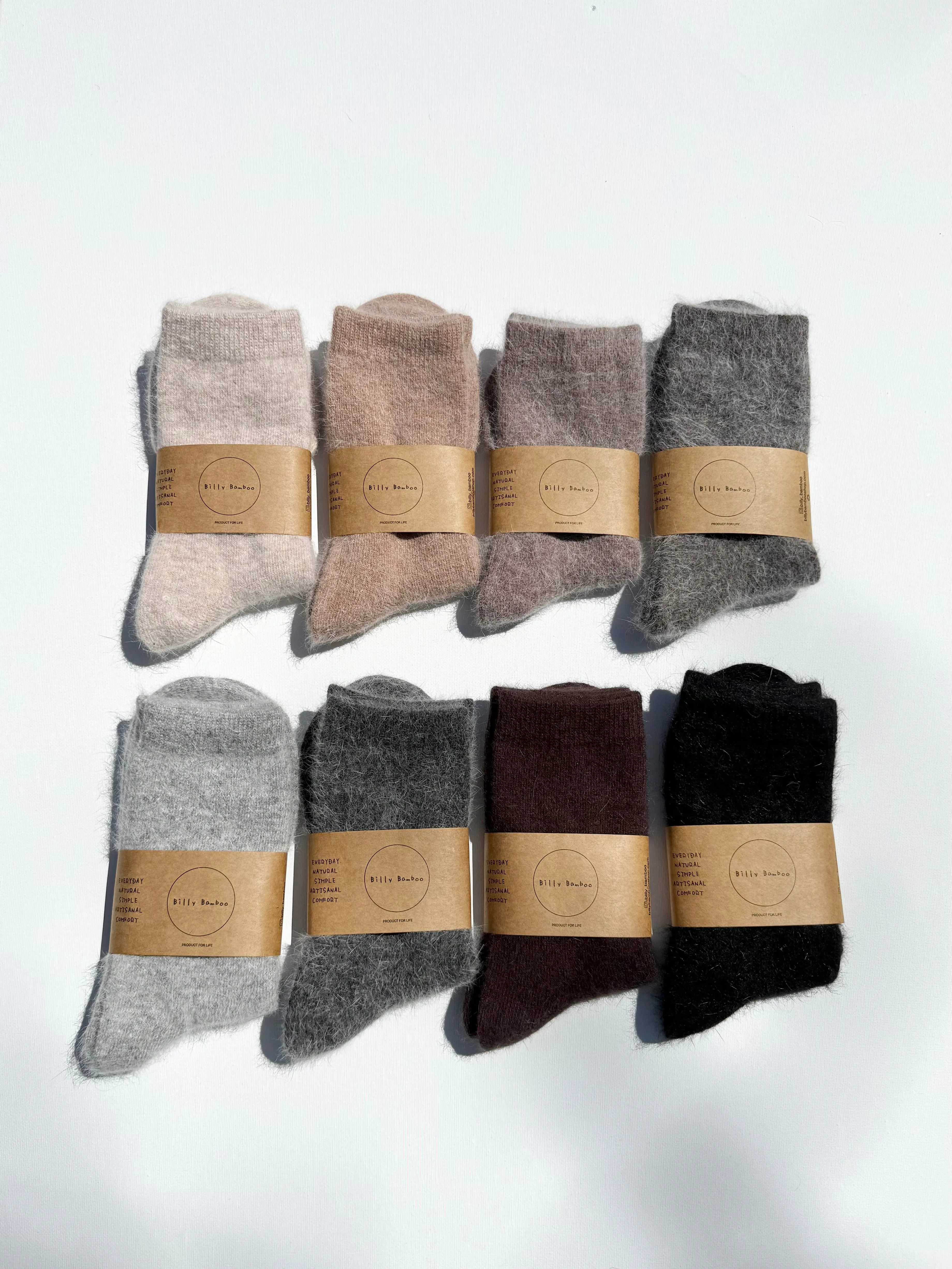 FLUFFY ANGORA SOCKS sold by Billy Bamboo