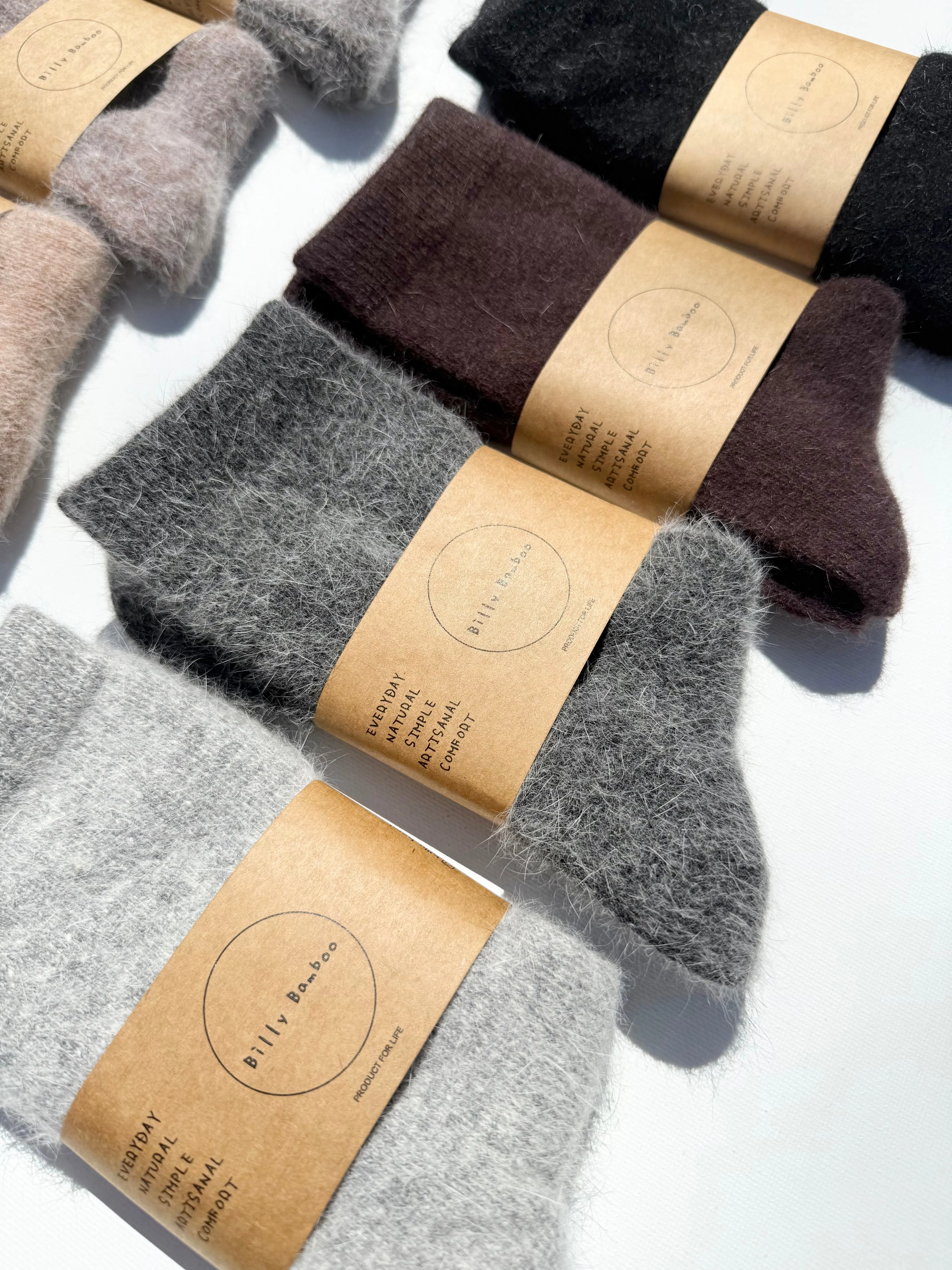 FLUFFY ANGORA SOCKS sold by Billy Bamboo product image thumbnail 2