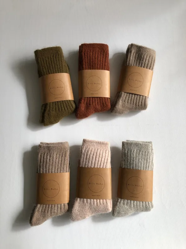 ROYAL ANGORA CABIN SOCKS sold by Billy Bamboo