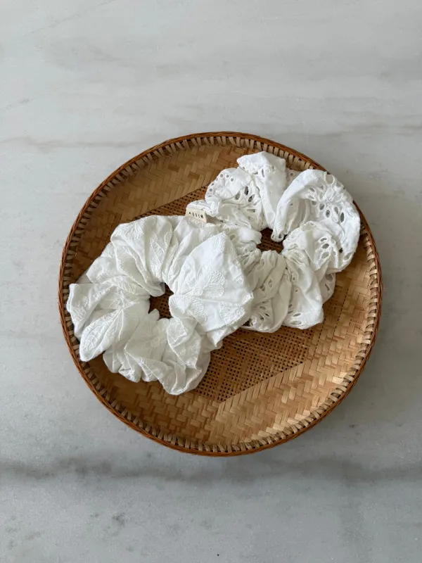 COTTON LACE SCRUNCHIES made by Billy Bamboo