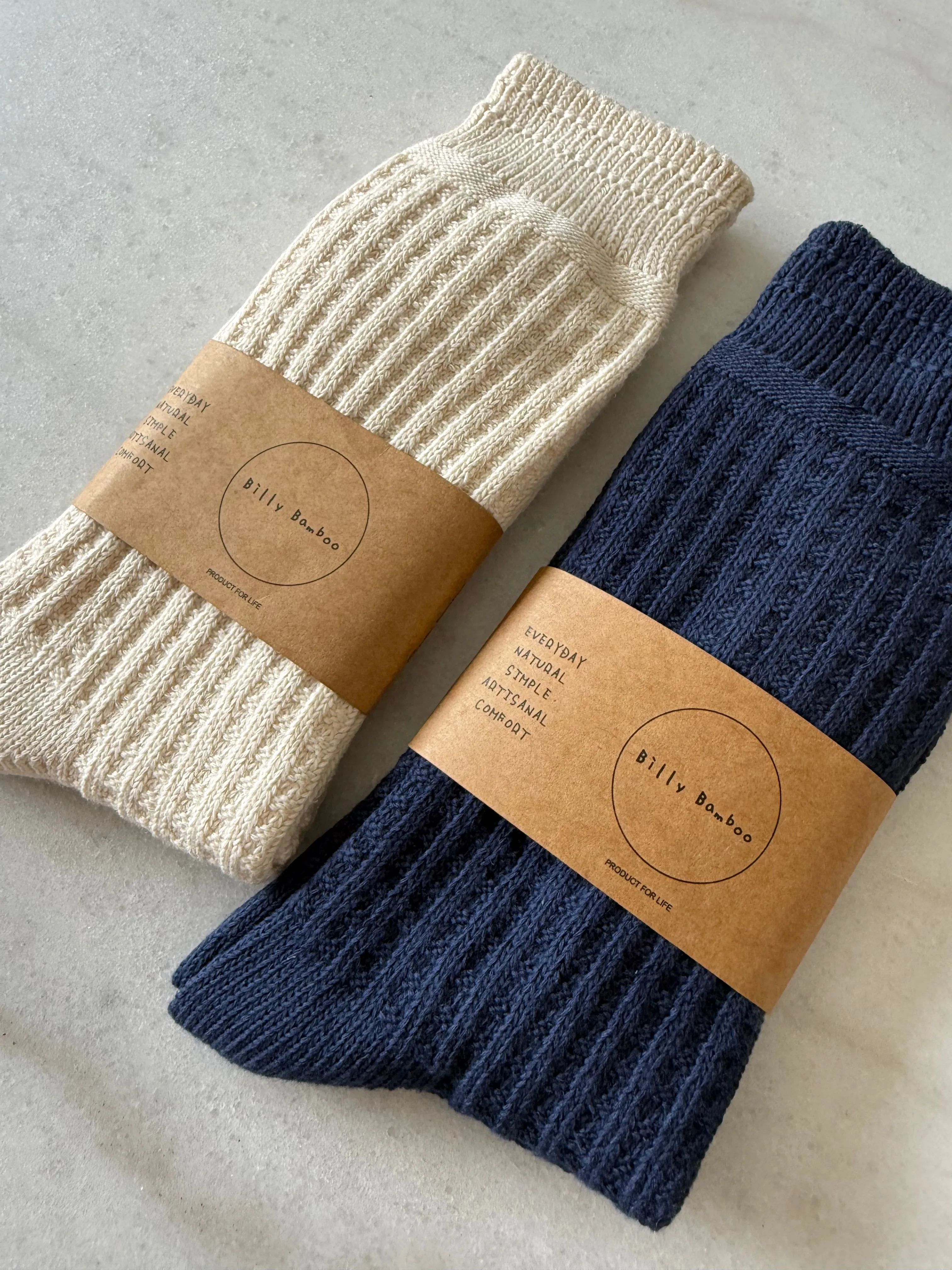 WAFFLE COTTON SOCKS sold by Billy Bamboo product image thumbnail 3