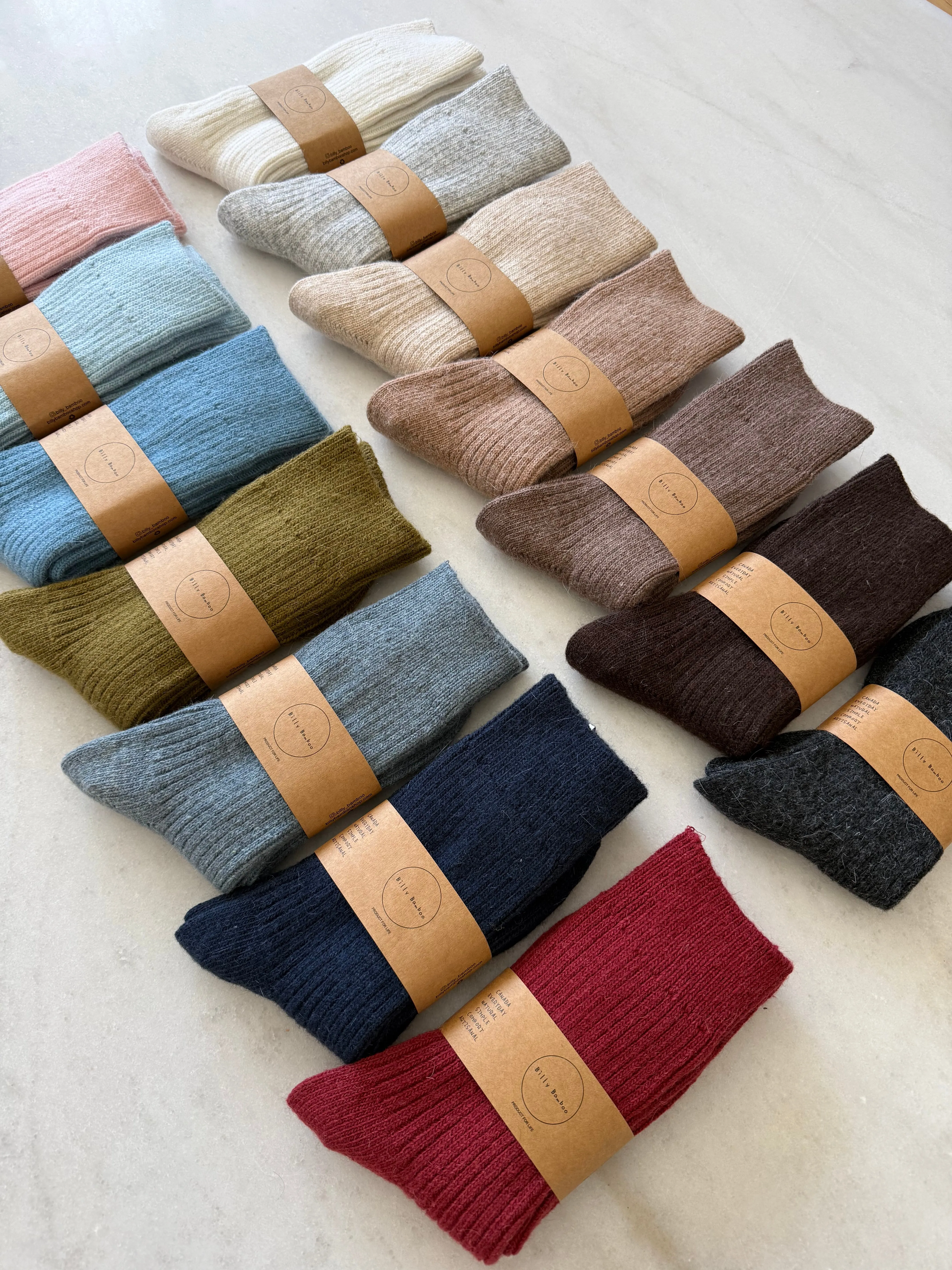 2026 ICELAND WOOL SOCKS sold by Billy Bamboo product image thumbnail 2