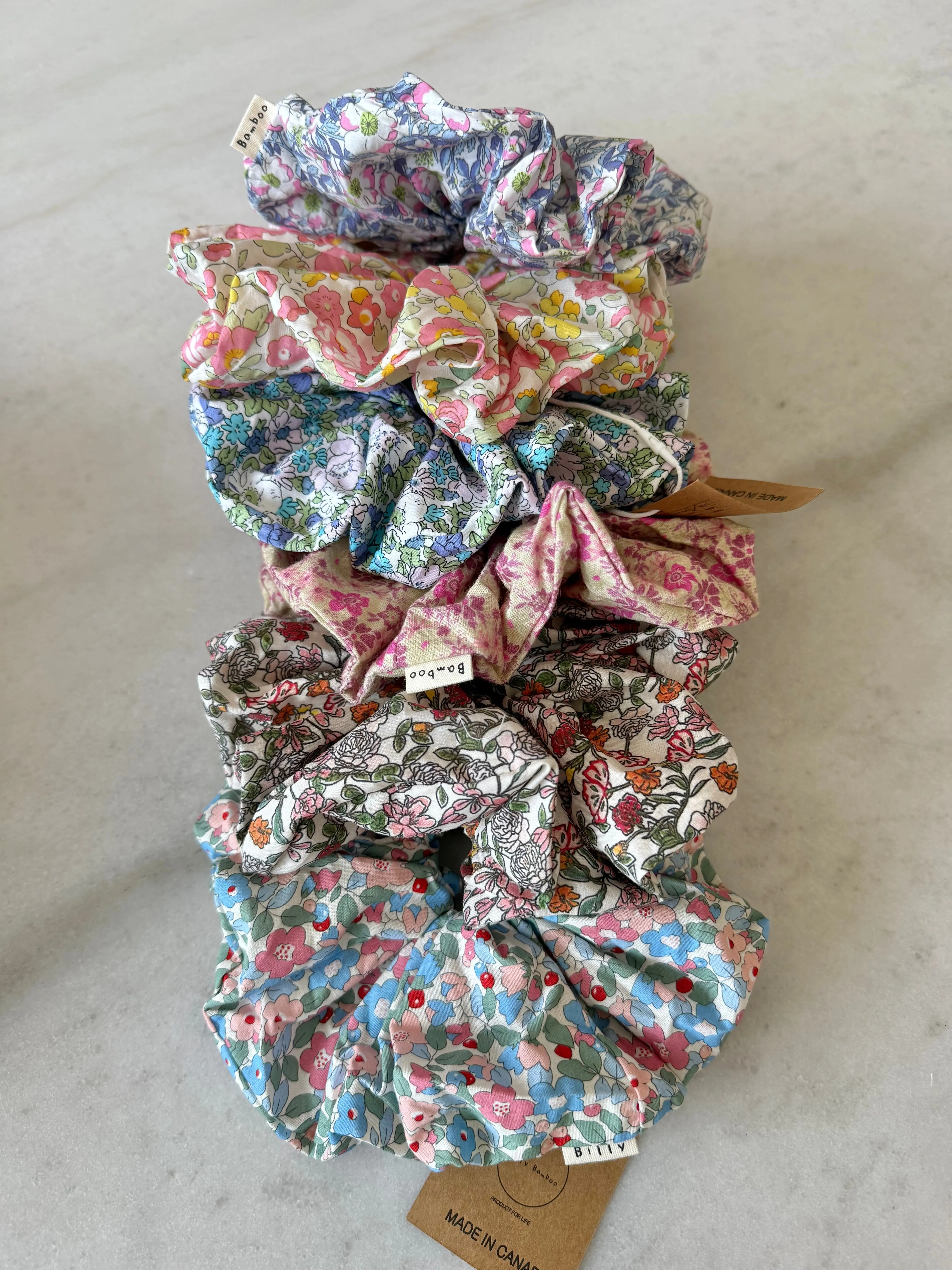 MEADOW BLOOM FLORAL SCRUNCHIE sold by Billy Bamboo product image thumbnail 4
