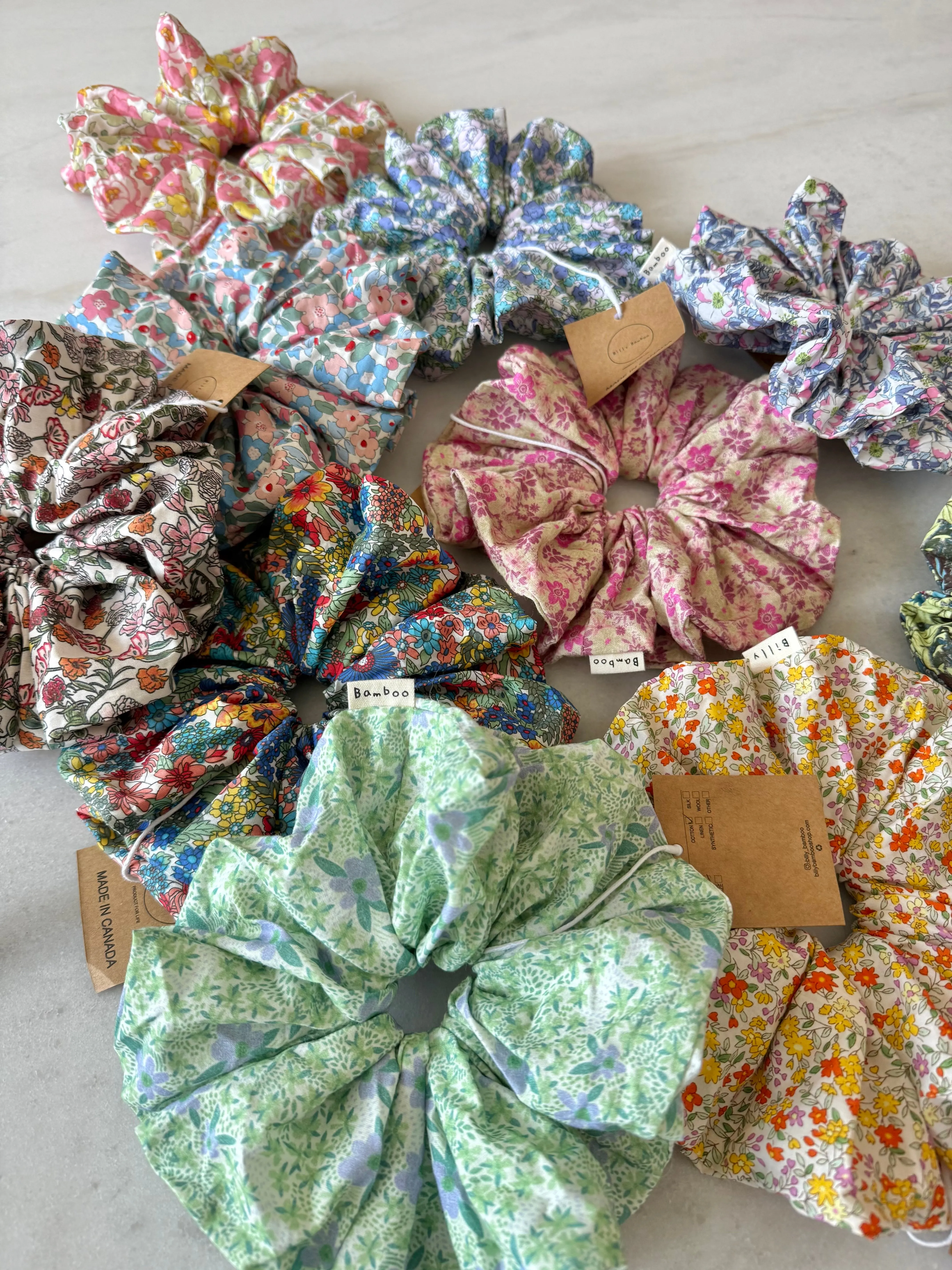 MEADOW BLOOM FLORAL SCRUNCHIE sold by Billy Bamboo product image thumbnail 2