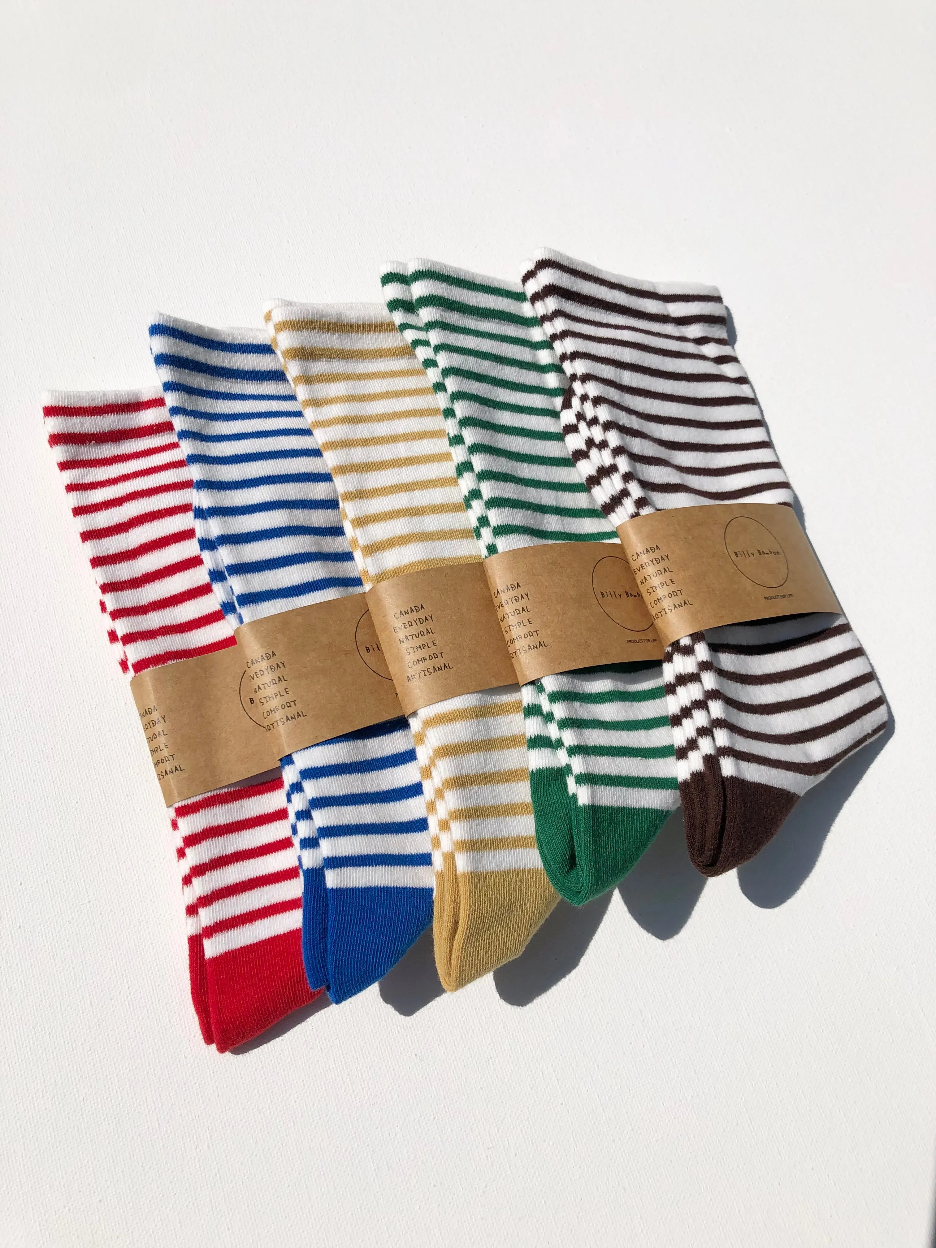 STRIPE POP COLOR HIGH SOCKS - Mid of July 2026 sold by Billy Bamboo product image thumbnail 3