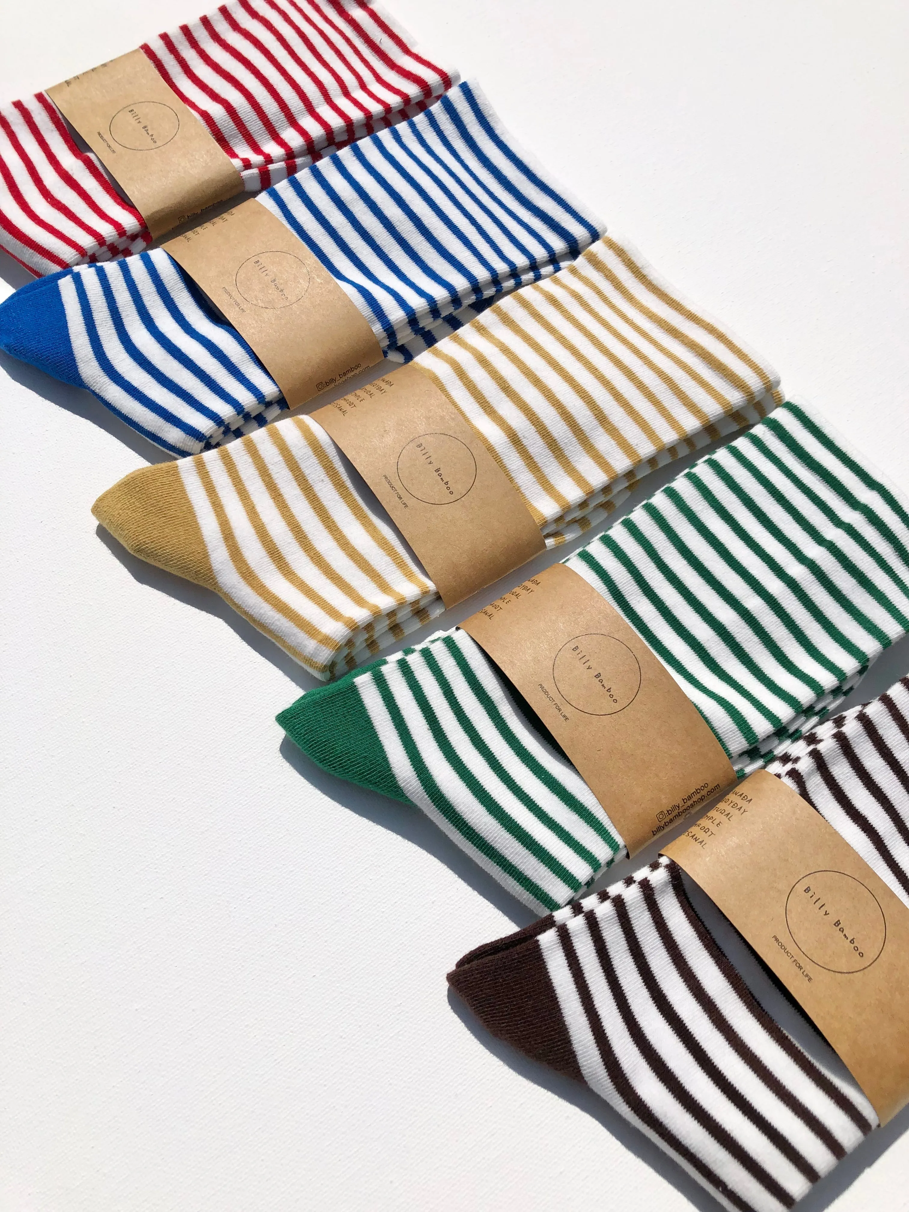 STRIPE POP COLOR HIGH SOCKS - Mid of July 2026 sold by Billy Bamboo product image thumbnail 2