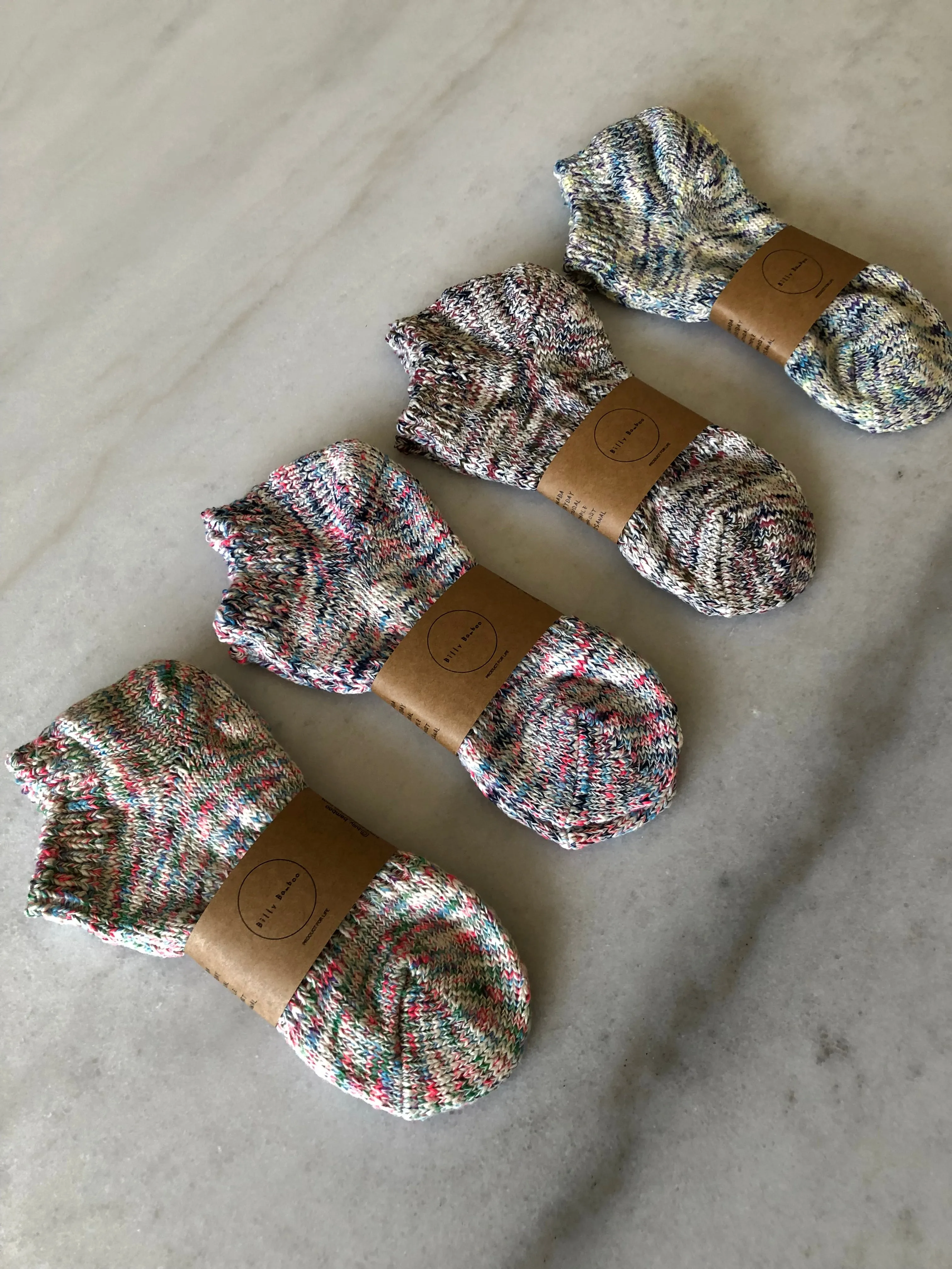 COTTON SPACE-DYED BOAT SOCK sold by Billy Bamboo product image thumbnail 2