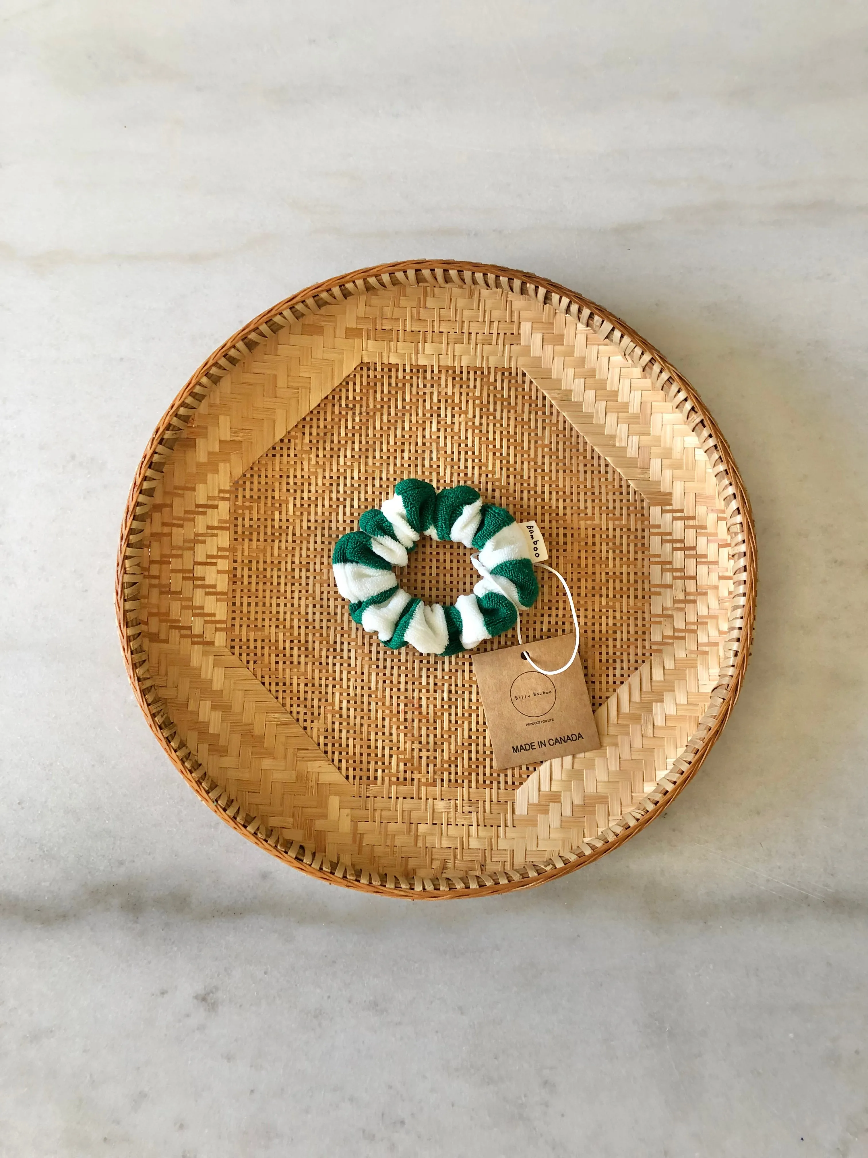 TOWELING STRIPE SCRUNCHIES sold by Billy Bamboo product image thumbnail 4