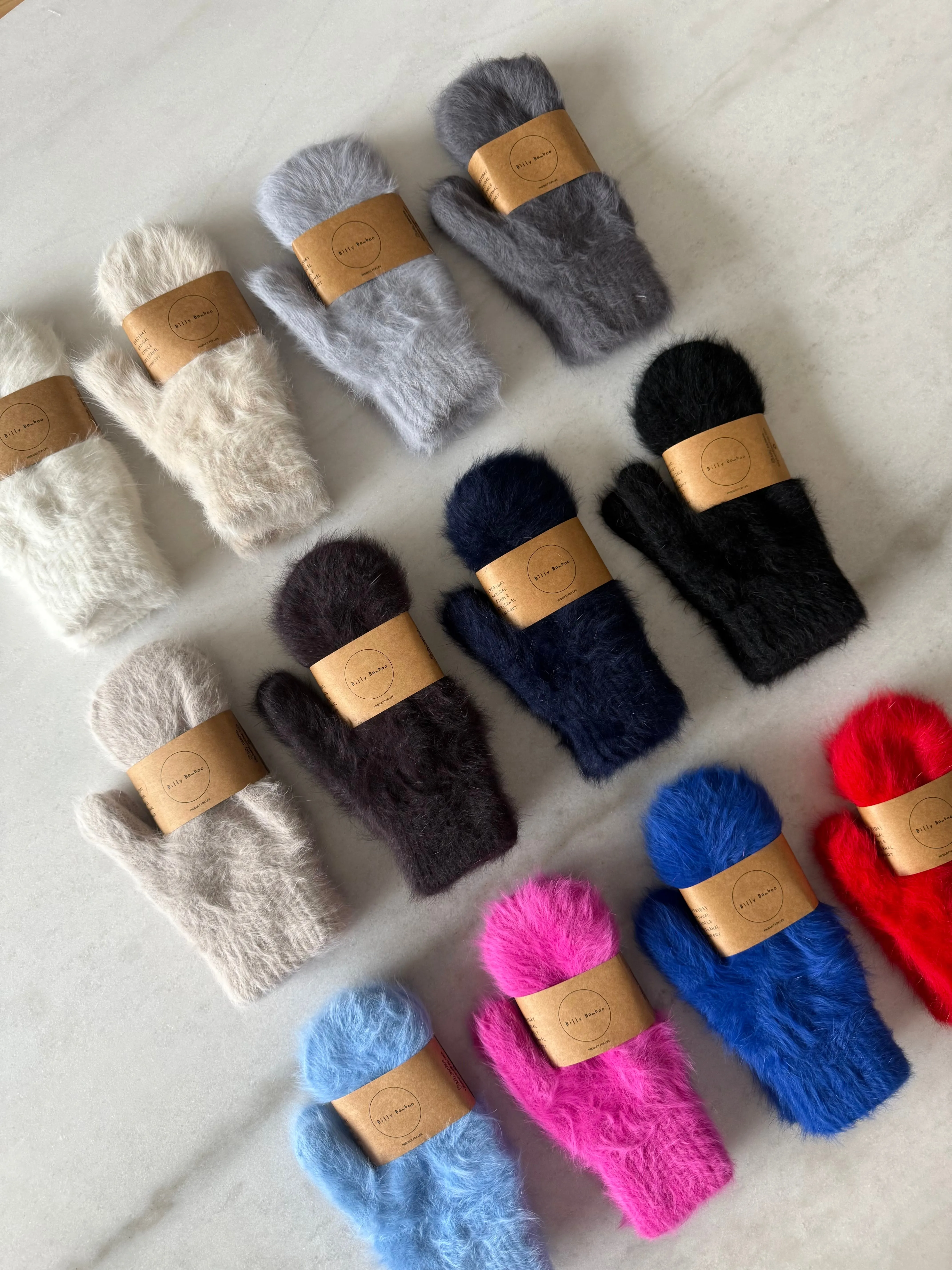 FLUFFY ANGORA MITTENS sold by Billy Bamboo product image thumbnail 2