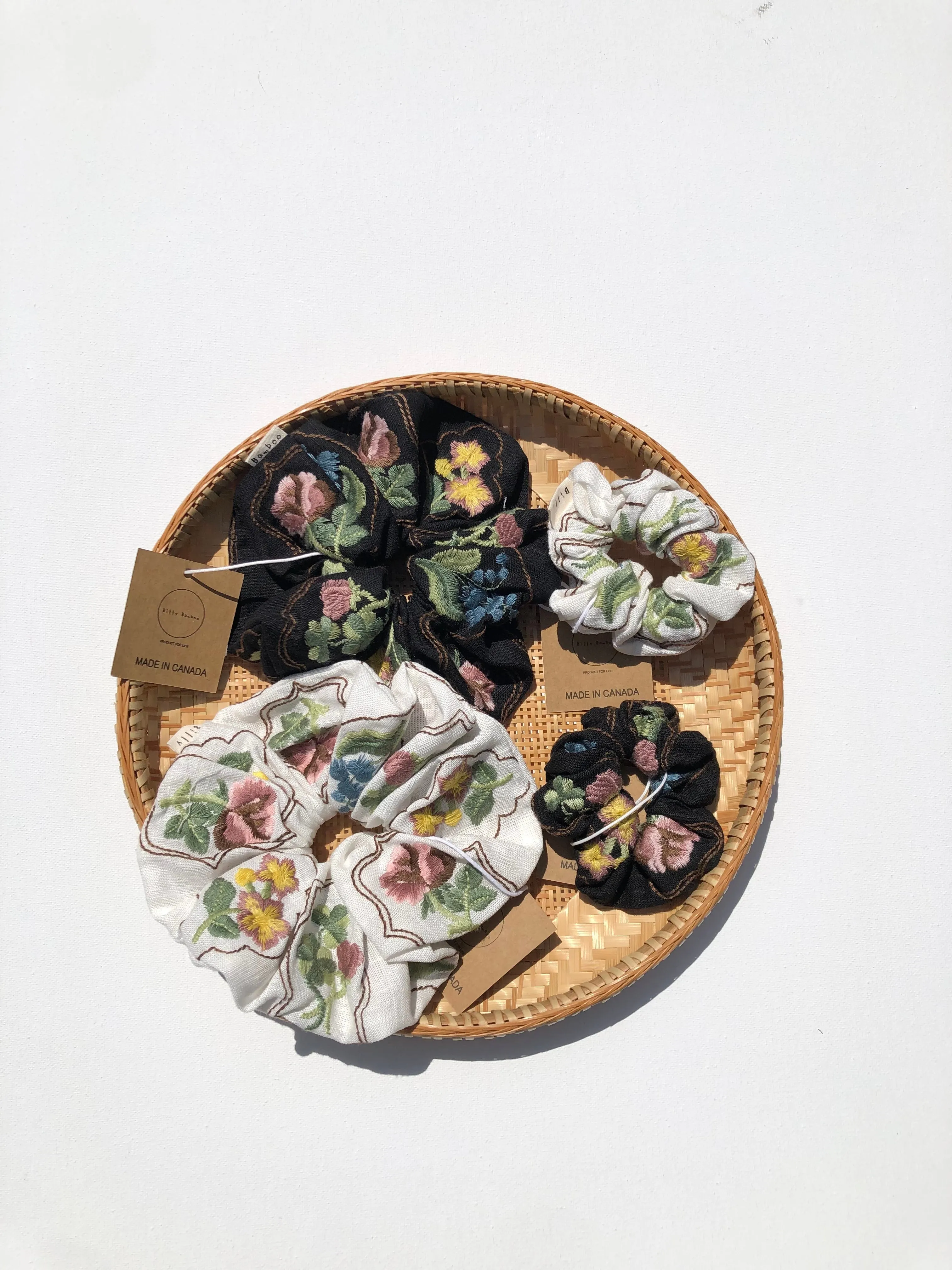 BOTANICAL TAPESTRY SCRUNCHIE - mid of August sold by Billy Bamboo