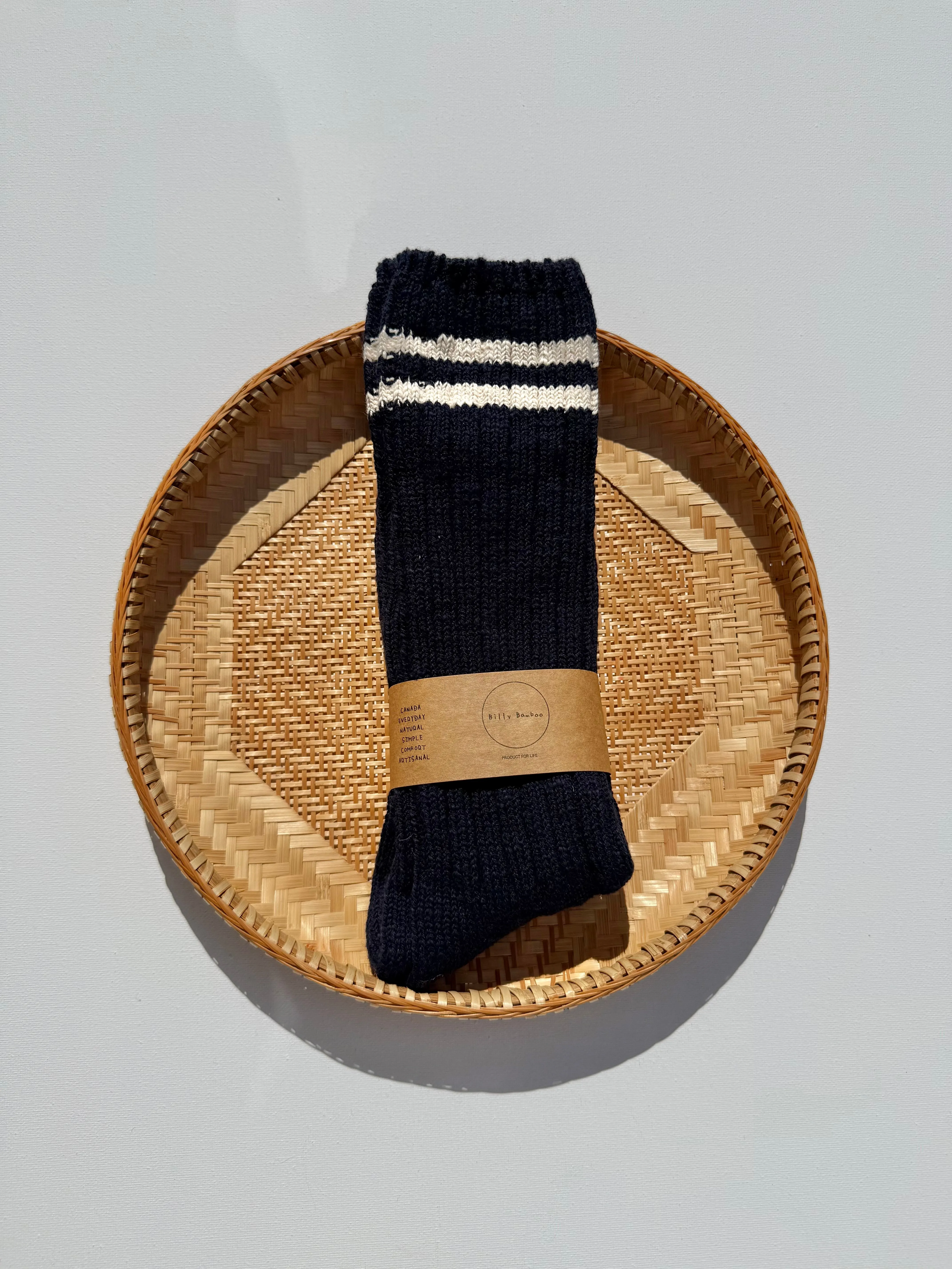 SLUB COTTON COLLEGE SOCKS - mid of September sold by Billy Bamboo product image thumbnail 3