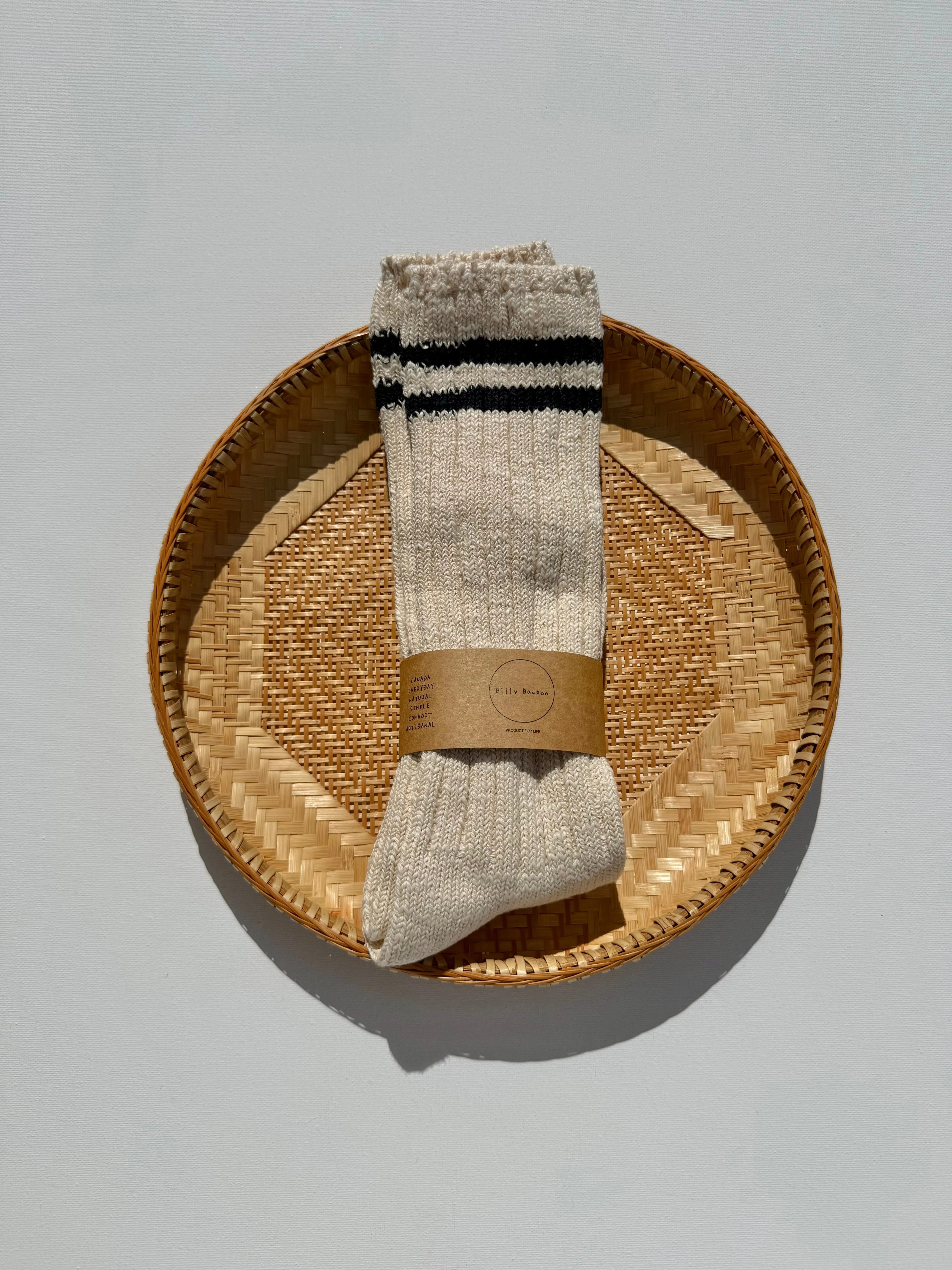 SLUB COTTON COLLEGE SOCKS - mid of September sold by Billy Bamboo product image thumbnail 2
