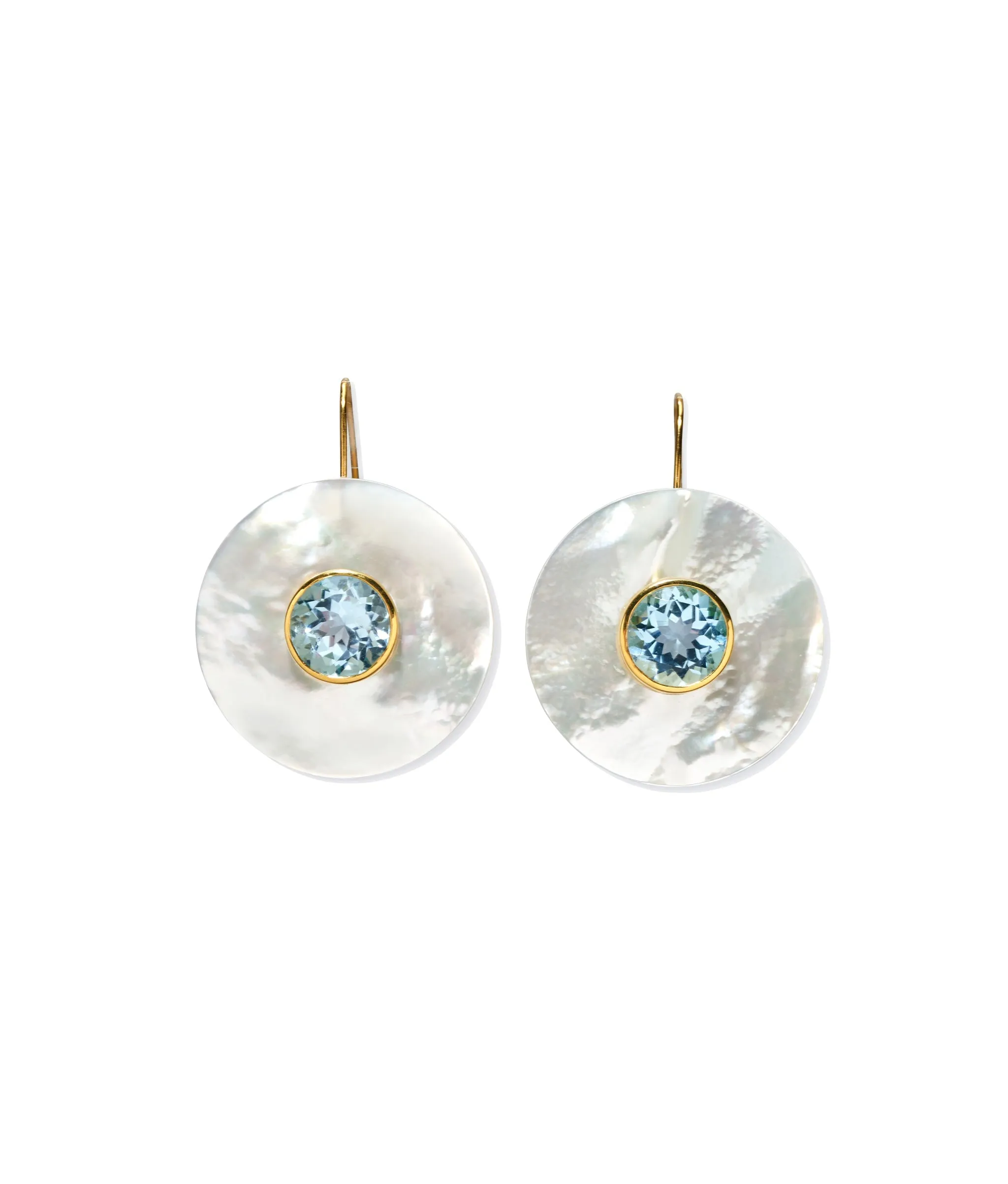 Taj Earrings in Blue Topaz sold by Lizzie Fortunato