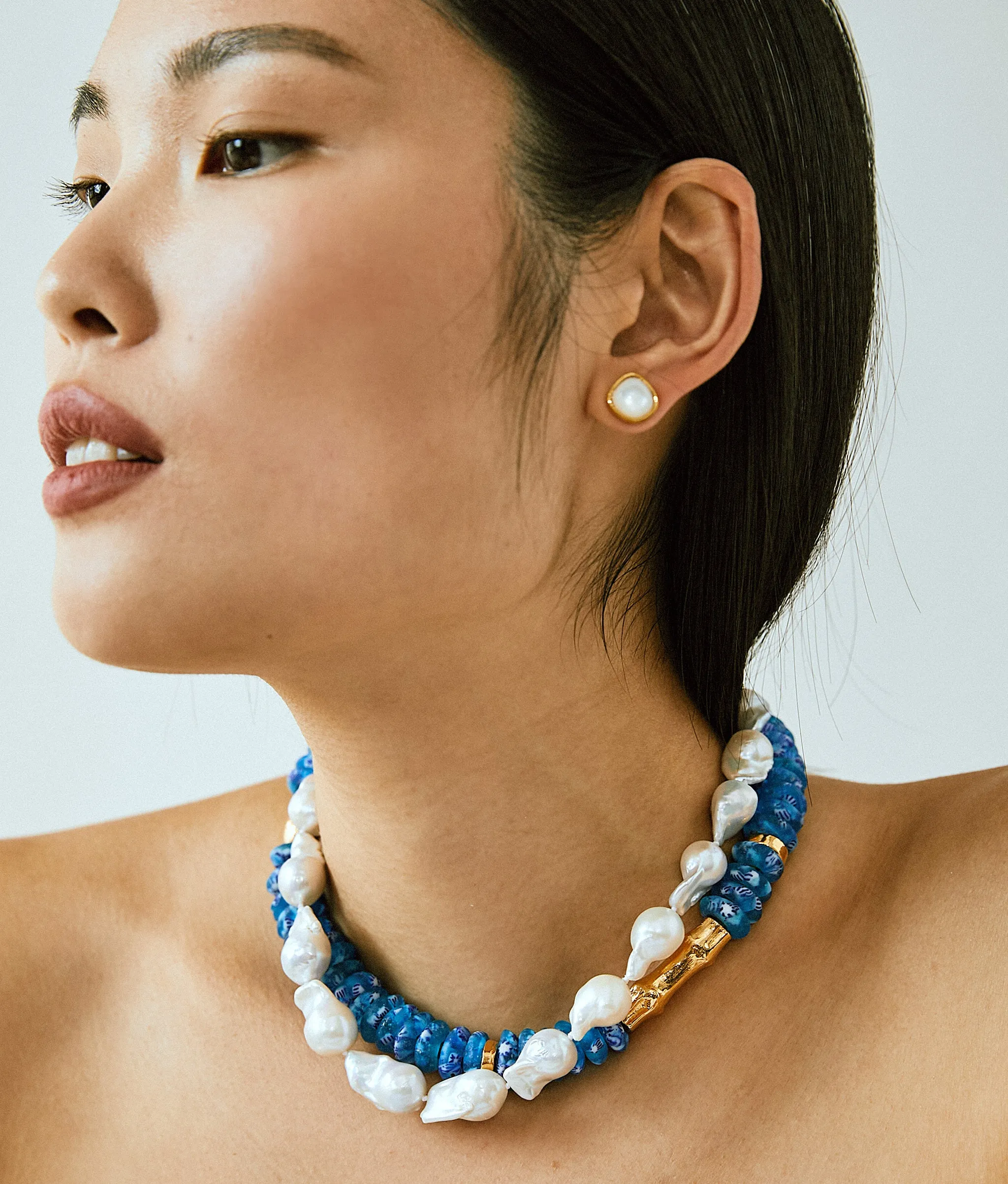 Toga Beach Necklace in Ultramarine sold by Lizzie Fortunato product image thumbnail 2