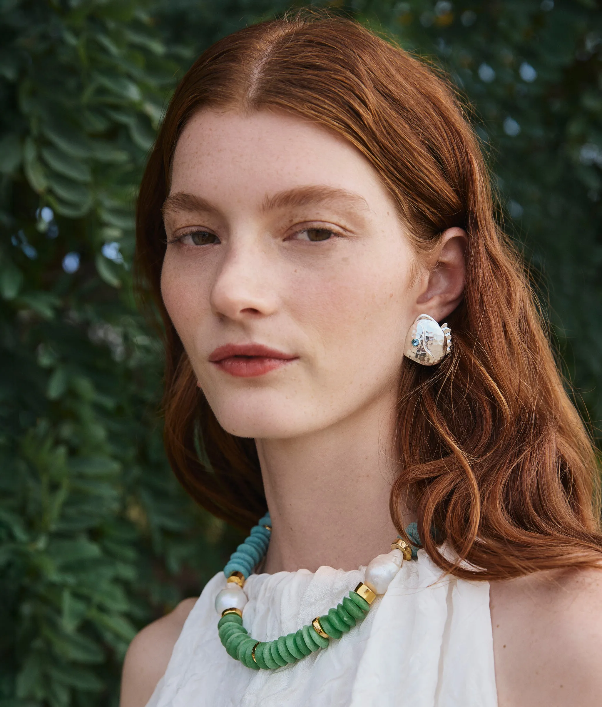 Mikuni Stud Earrings in Silver sold by Lizzie Fortunato product image thumbnail 2