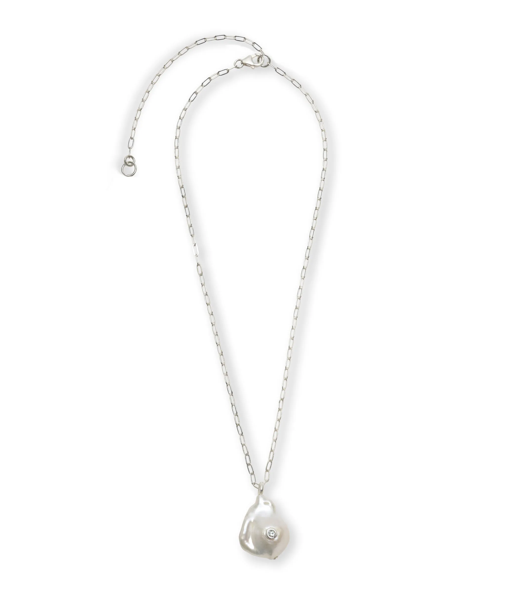 Oasis Necklace in Silver sold by Lizzie Fortunato