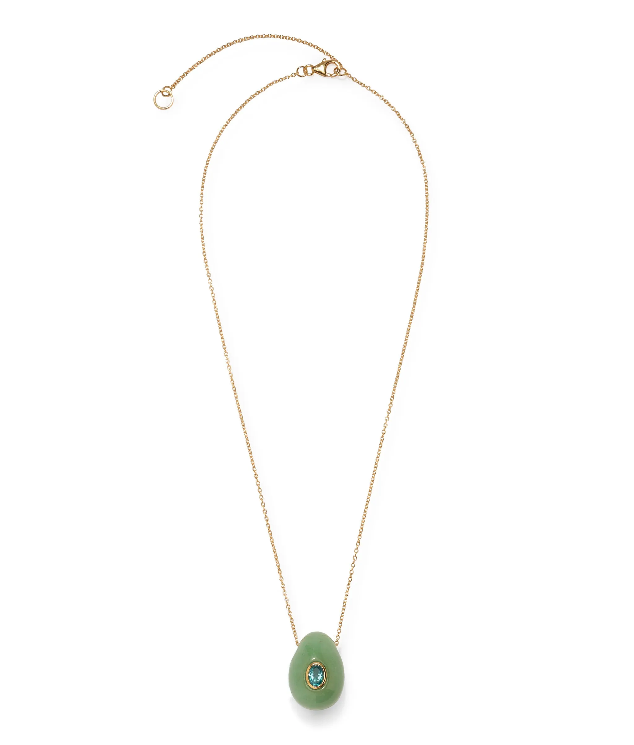 Constance Necklace in Green Aventurine sold by Lizzie Fortunato product image thumbnail 4