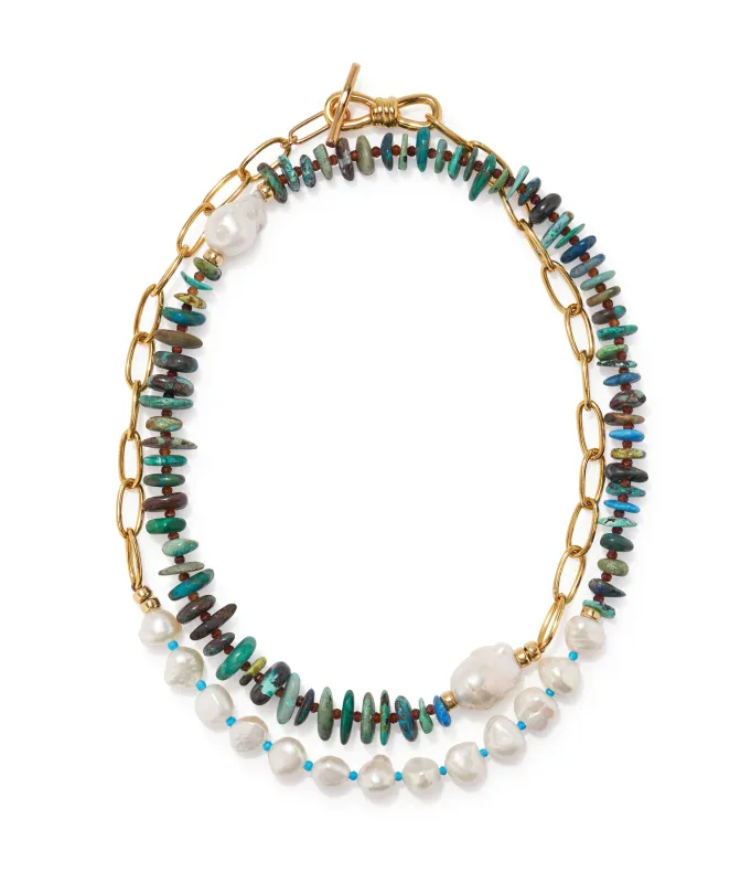 Porto Covo Necklace in Pine sold by Lizzie Fortunato