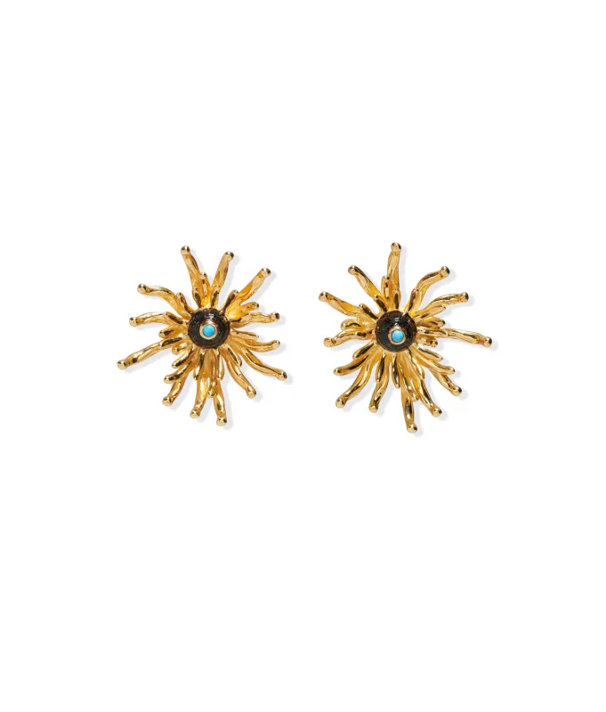 Cactus Flower Studs sold by Lizzie Fortunato