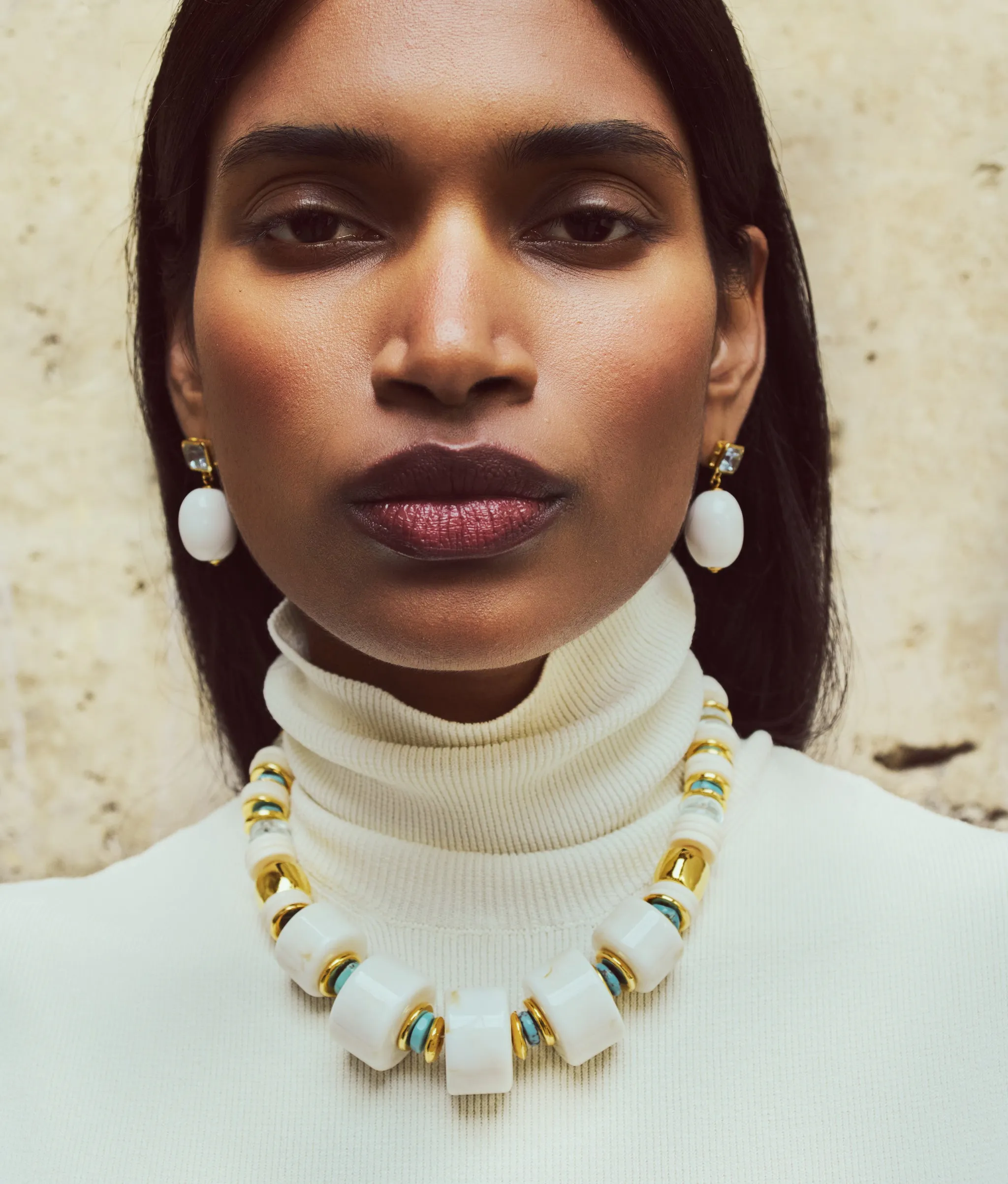 La Paz Earrings in Ivory sold by Lizzie Fortunato product image thumbnail 3