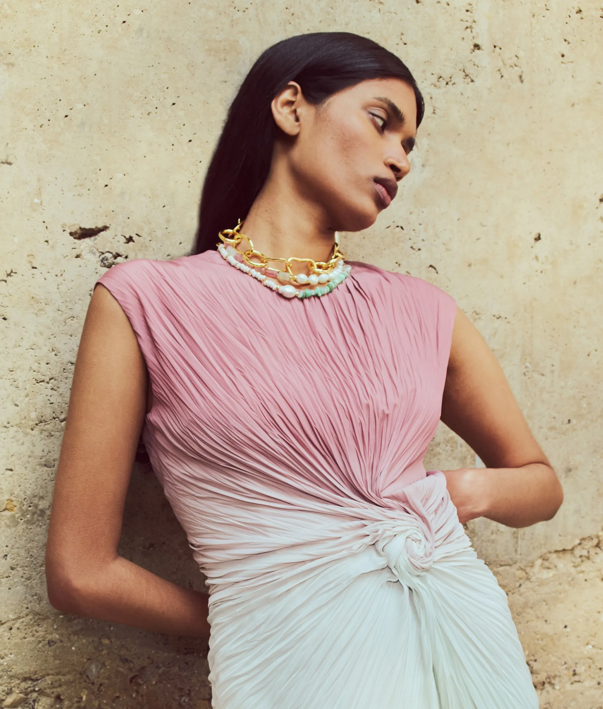 Cabana Necklace in Cactus Rose sold by Lizzie Fortunato product image thumbnail 3