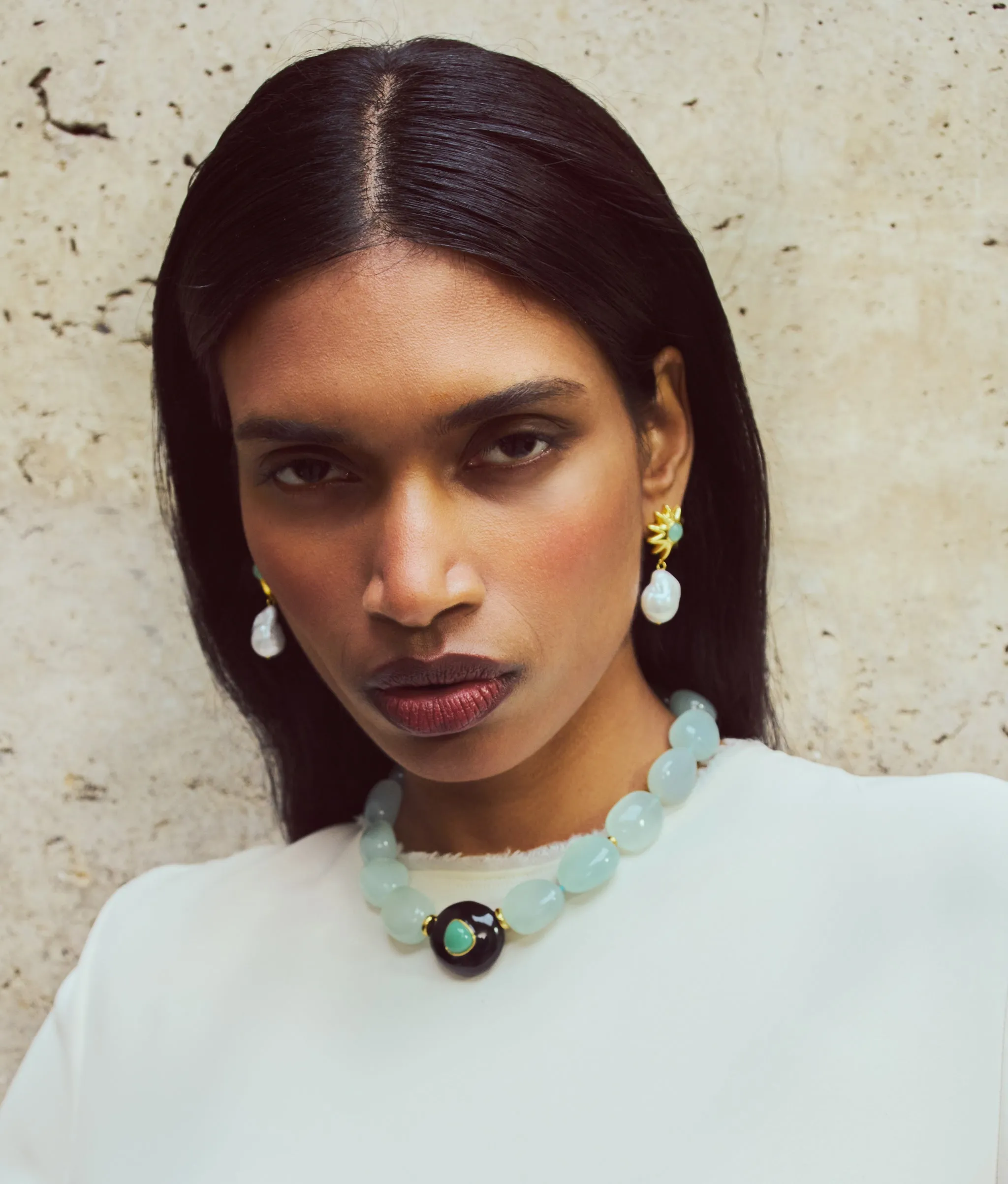 Andalusia Collar in Sea Foam sold by Lizzie Fortunato product image thumbnail 2