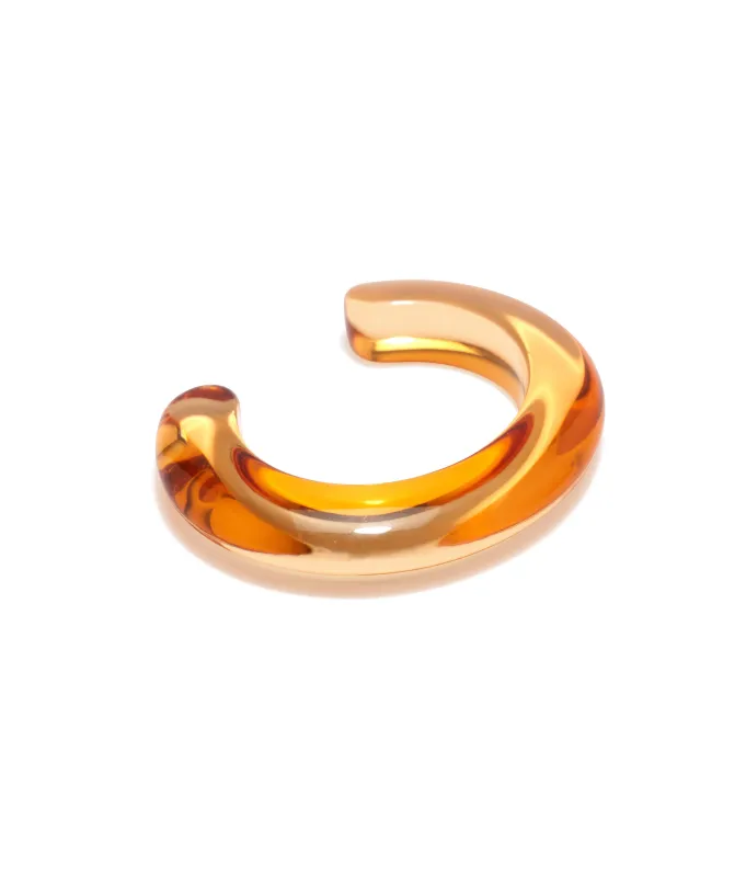 Ridge Cuff in Marigold made by Lizzie Fortunato