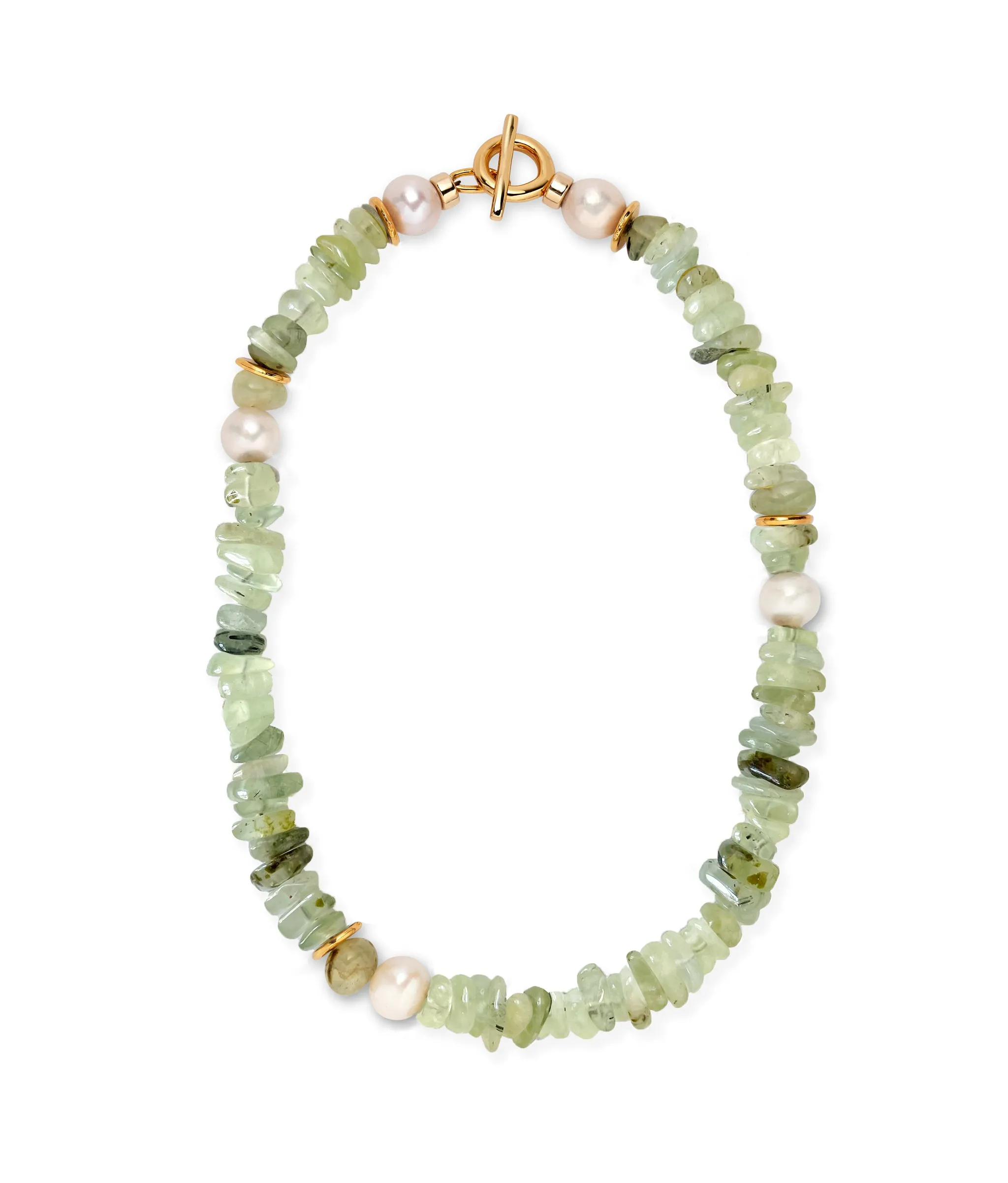 Mood Necklace in Prehnite sold by Lizzie Fortunato