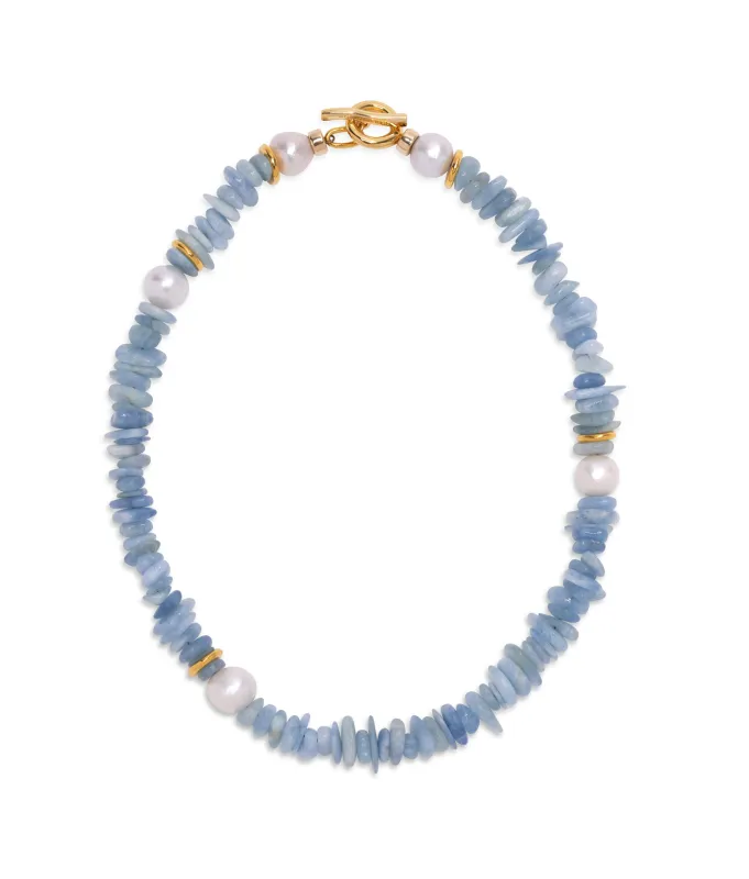 Mood Necklace in Aquamarine sold by Lizzie Fortunato